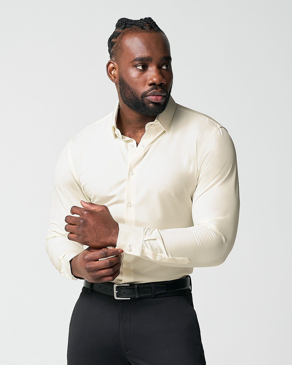 The Cameron Solid Ivory XL / Ivory