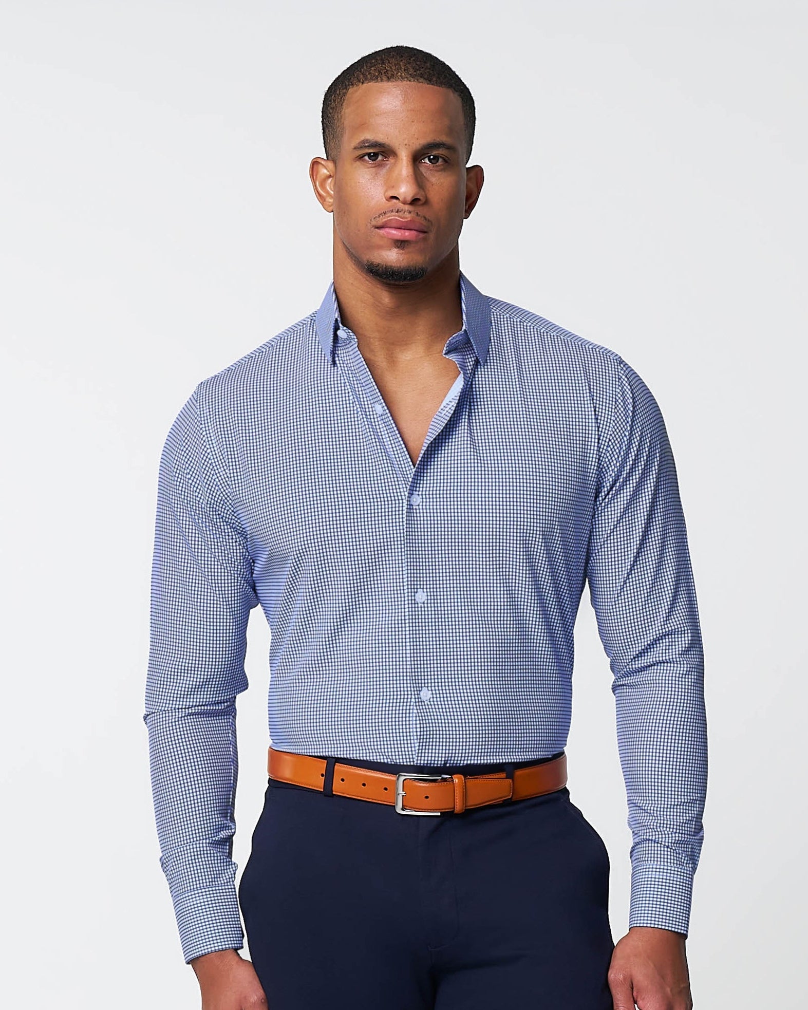 royal blue dress shirt men's Royal Blue Four Pocket Traditional Guayabera Default Title #MWS Options 4 main image 0
