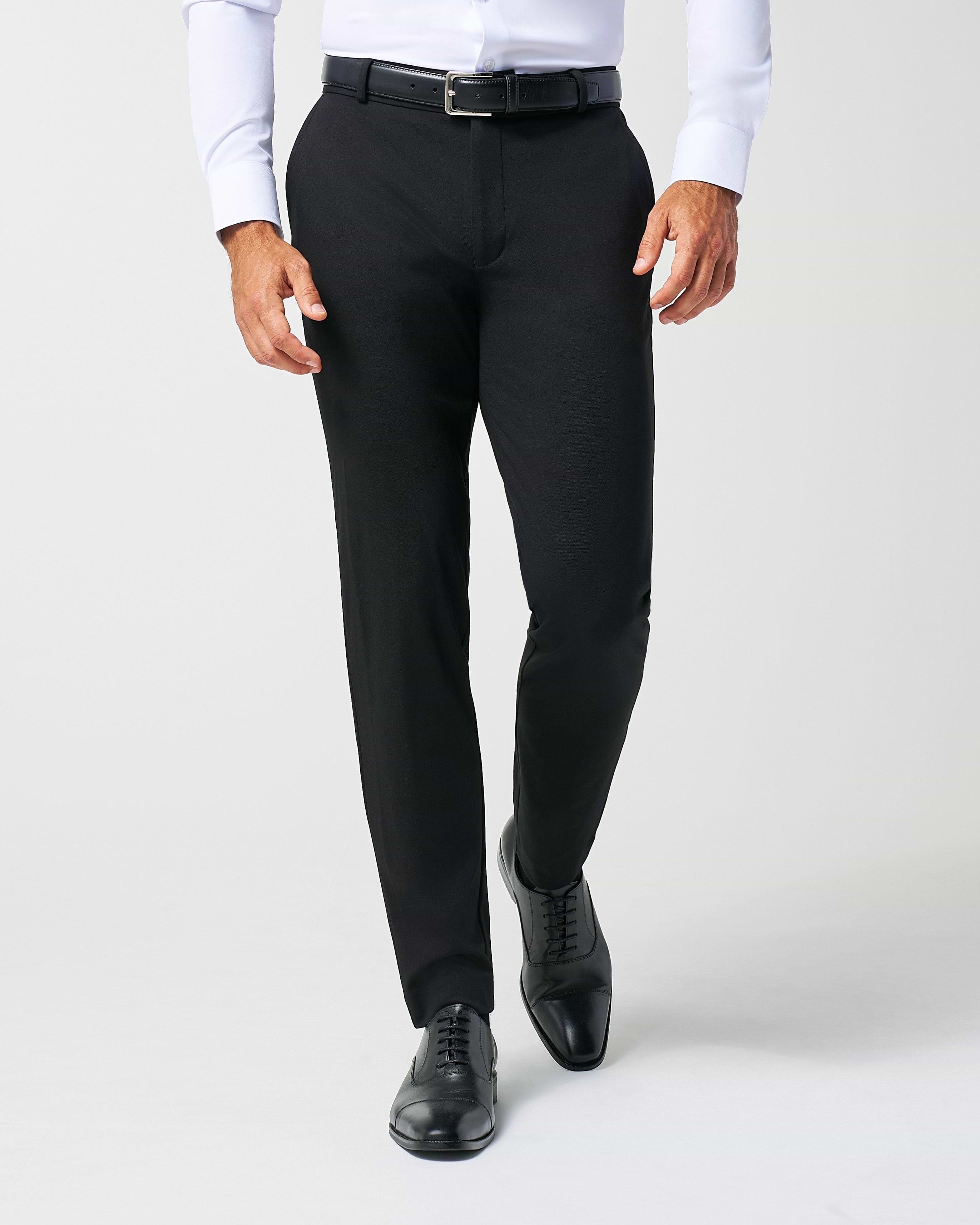 Athletic Fit Stretch Suit Pants - Black Athletic Fit Stretch Suit Pants - Black