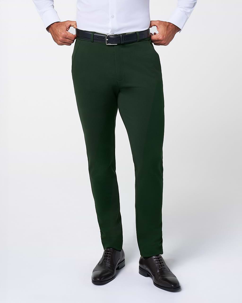 Athletic Fit Stretch Suit Pants