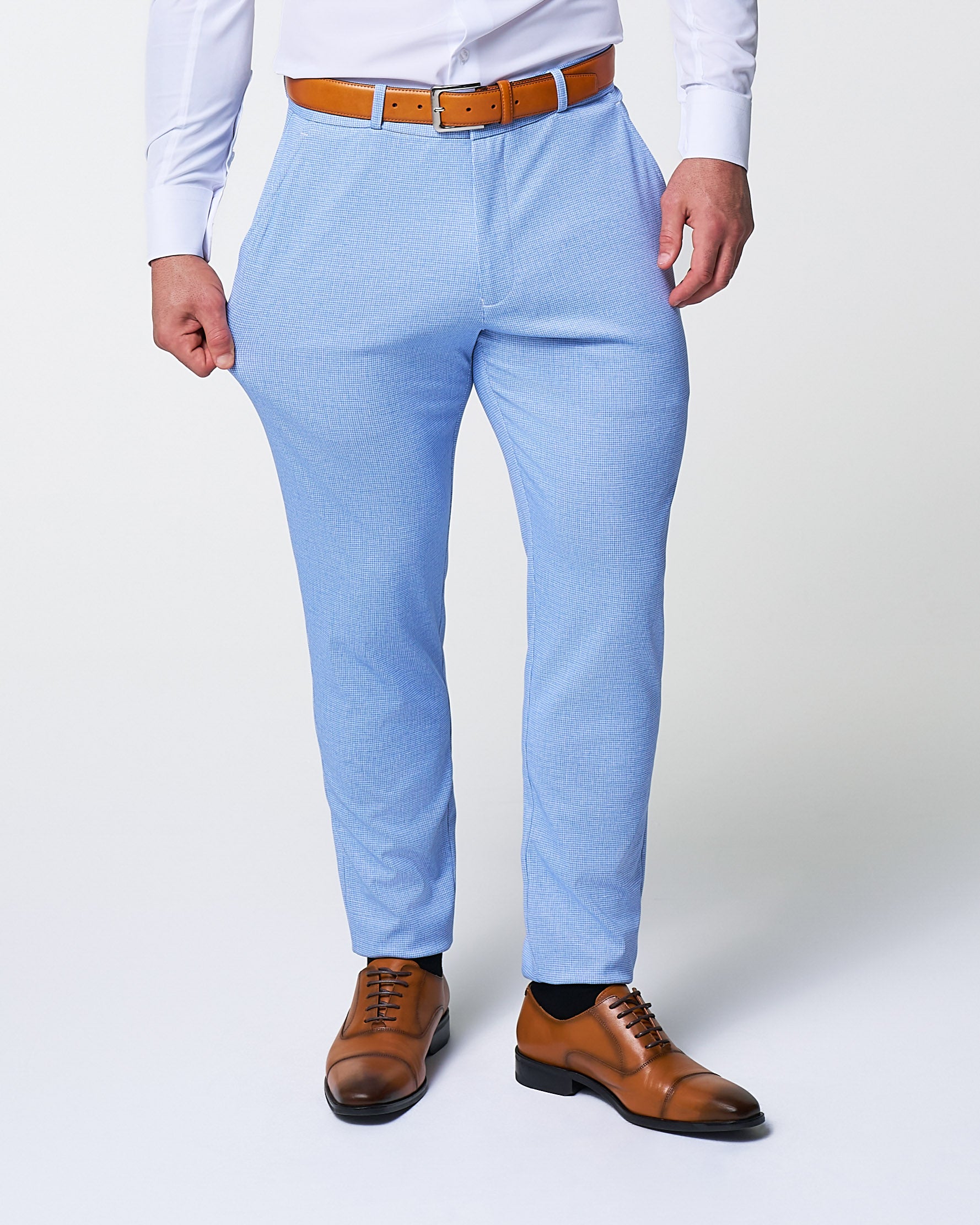 Athletic Fit Stretch Suit Pants
