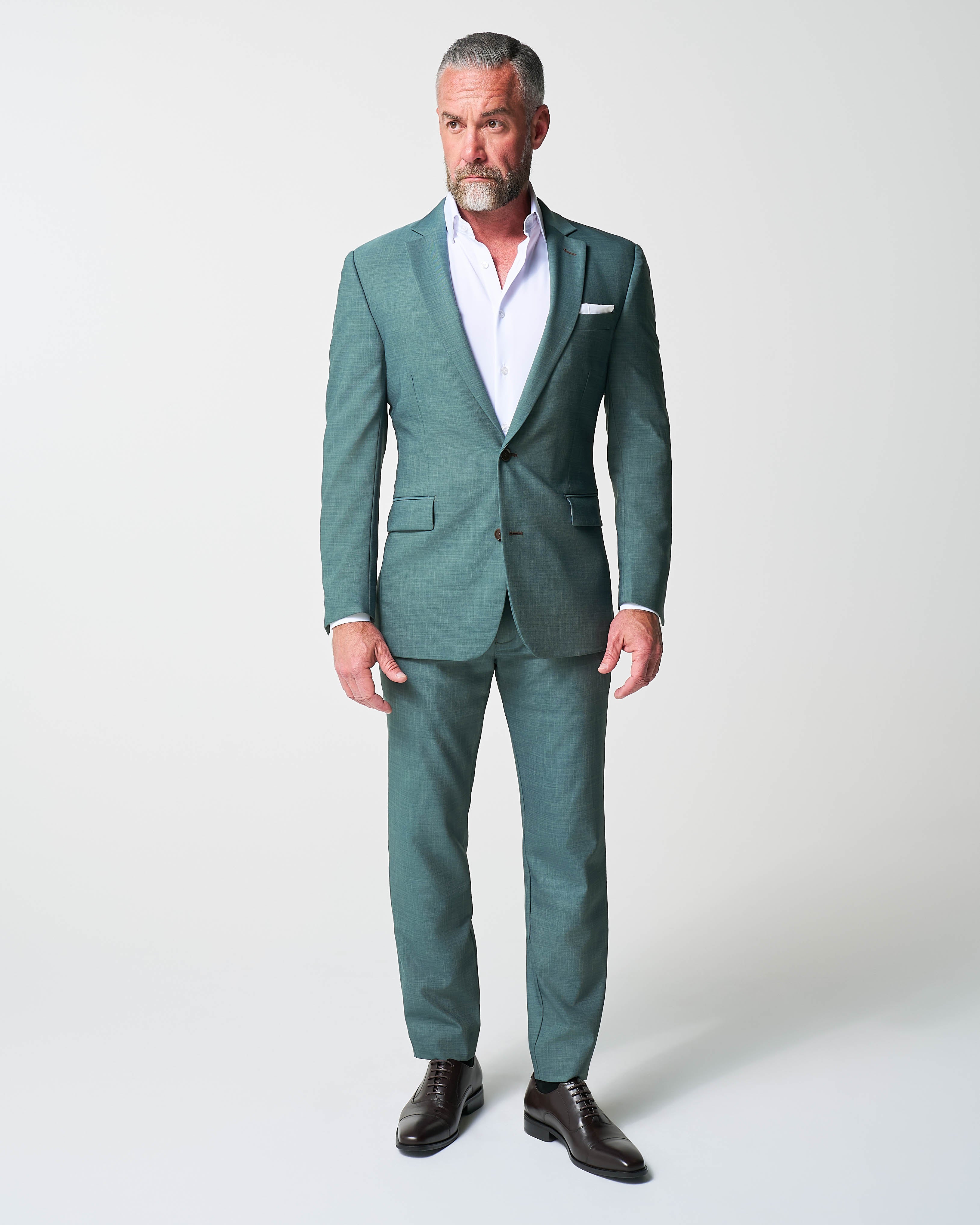 slim fit dress slacks Athletic Fit Stretch Suit