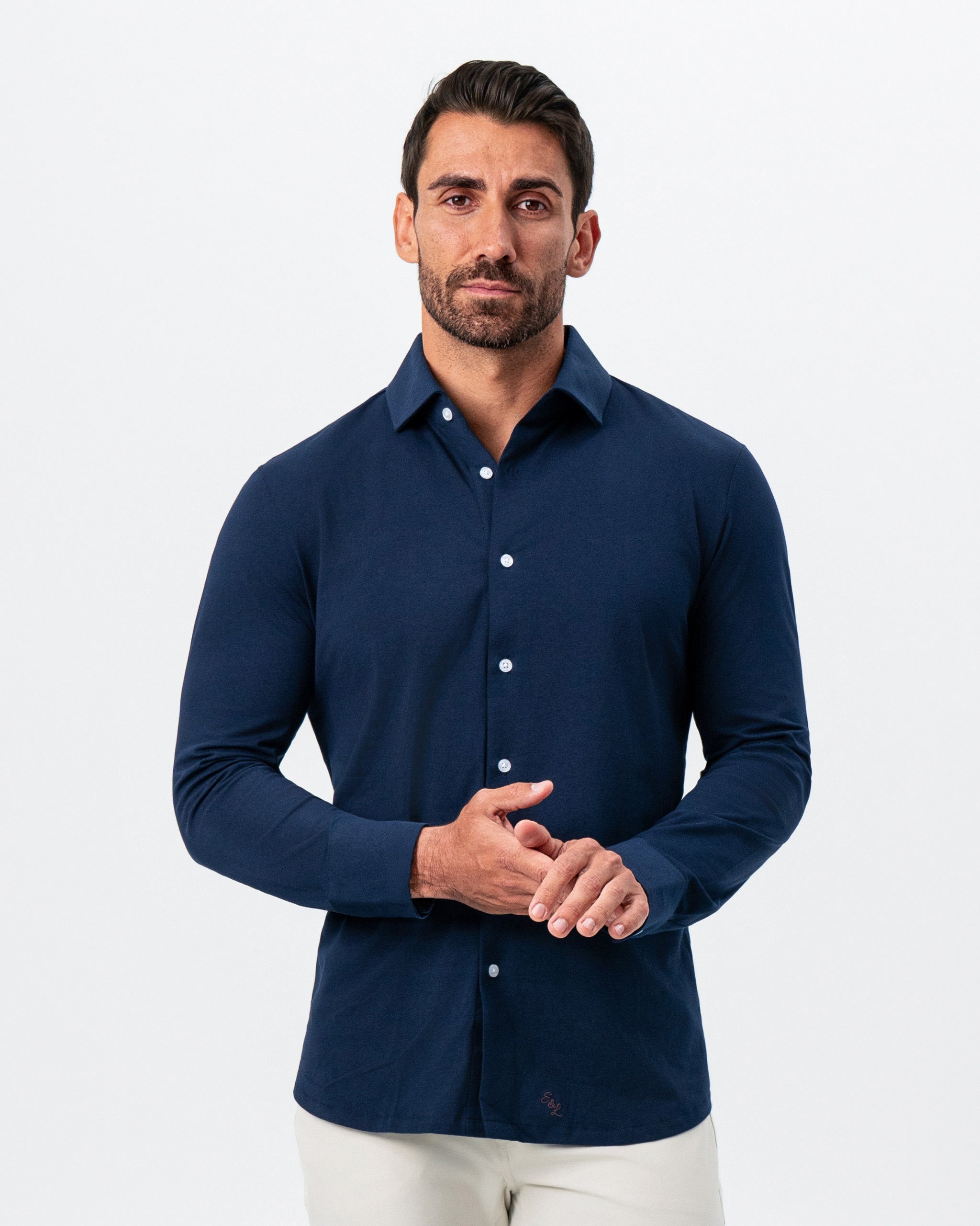 The Stewart Navy Button Down 3XL / Navy