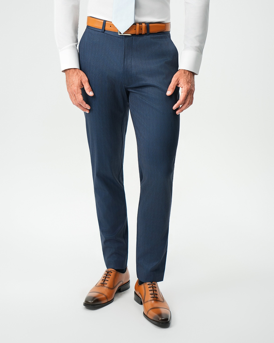 skinny fit dress pants for men Athletic Stretch Suit - Navy & White Pinstripe 38W @CLASSIC-larina-ivory-satin or machine wash cold Chiffon Colors:White 800 Boho Silk Kaftan Dress,