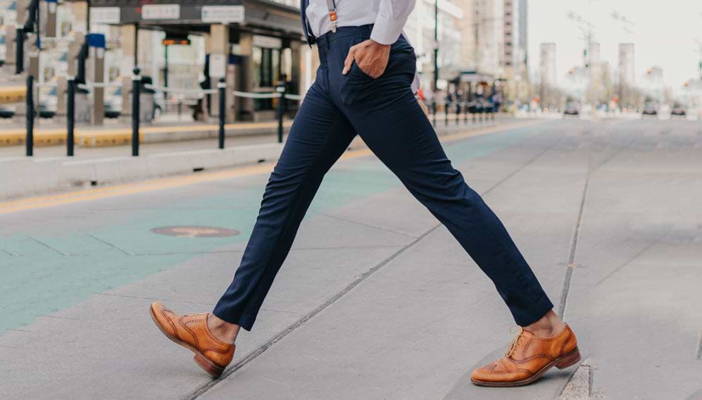 Athletic Fit Dress Pants vs. Stretch Dress Pants