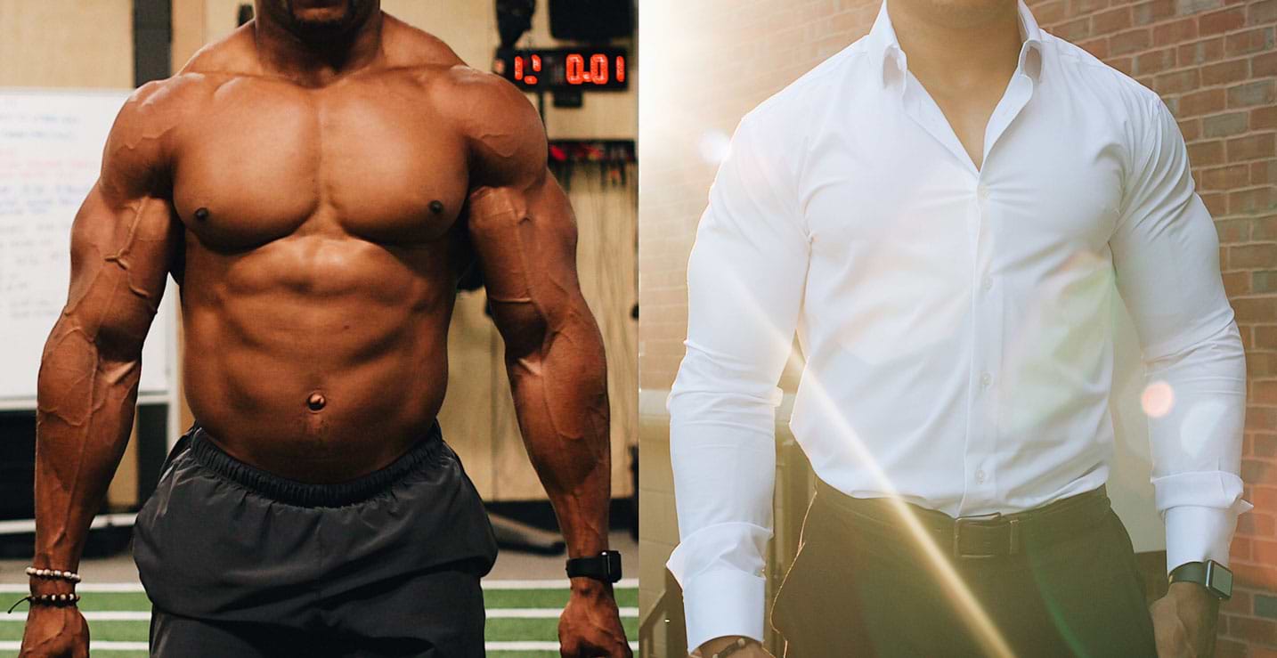 A Dress Shirt for BodyBuilders