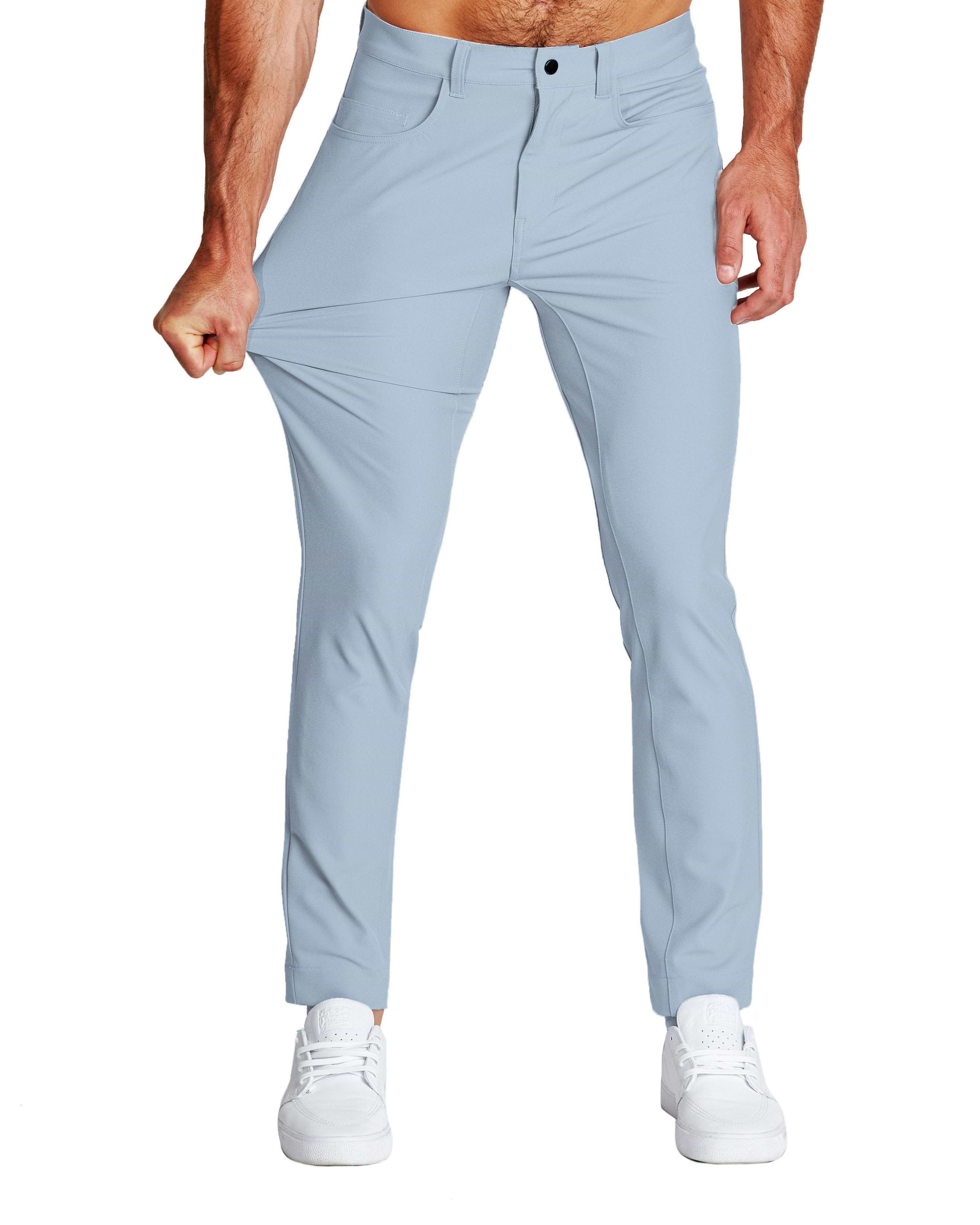 Athletic Fit Stretch Tech Chino - Light Blue