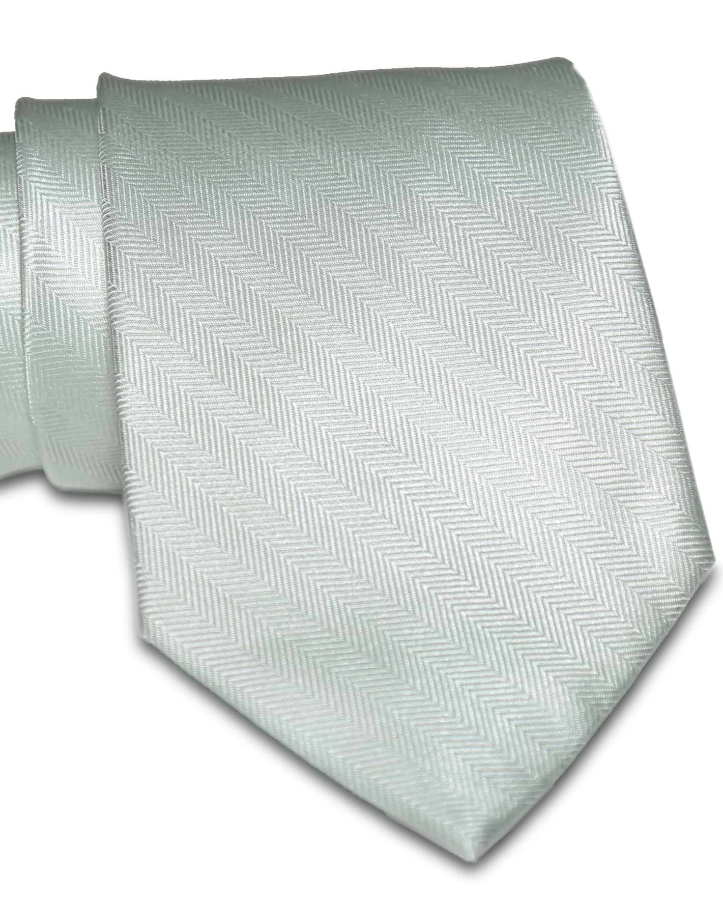 Sage Green Woven Silk Tie