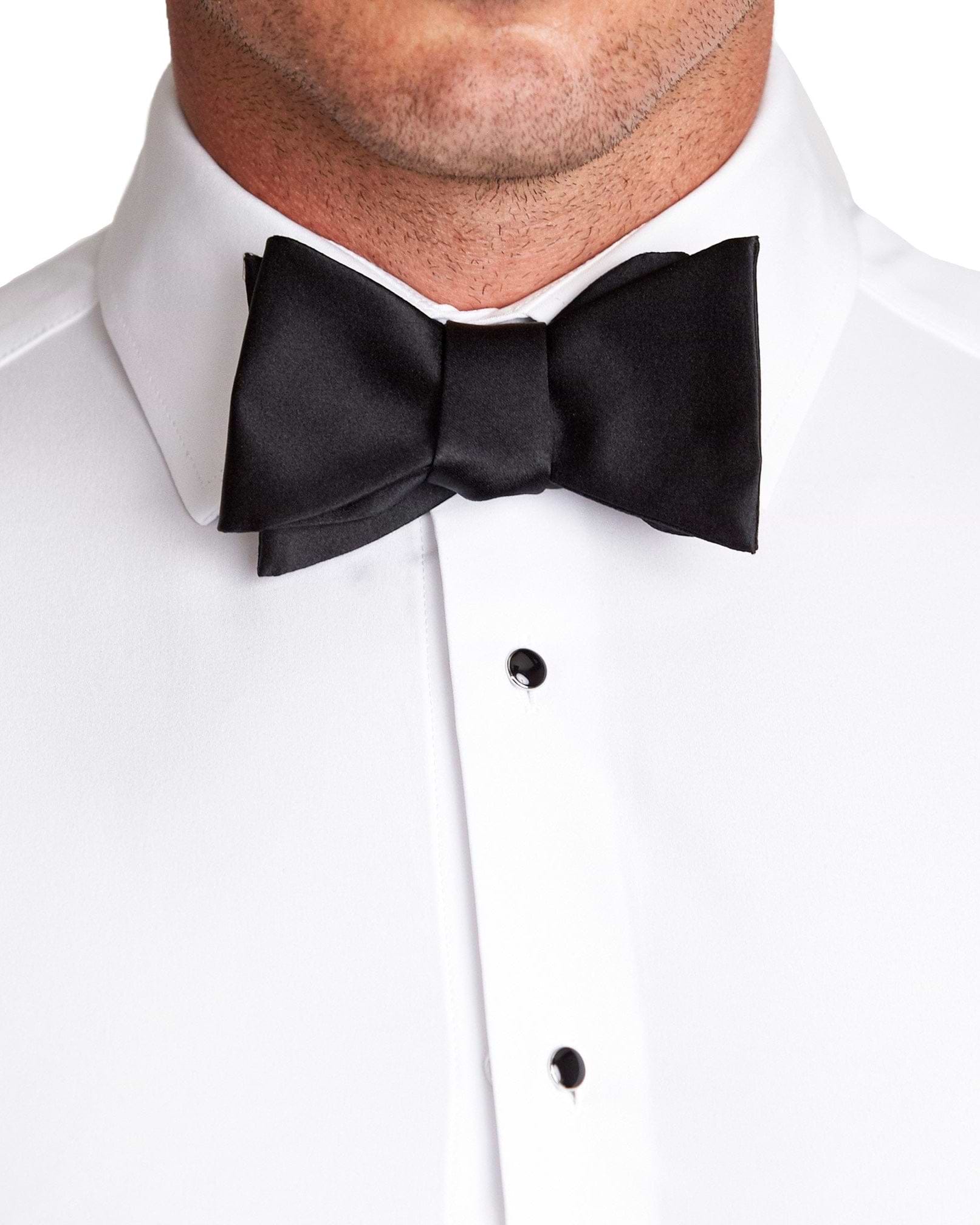 Black Silk Bowtie