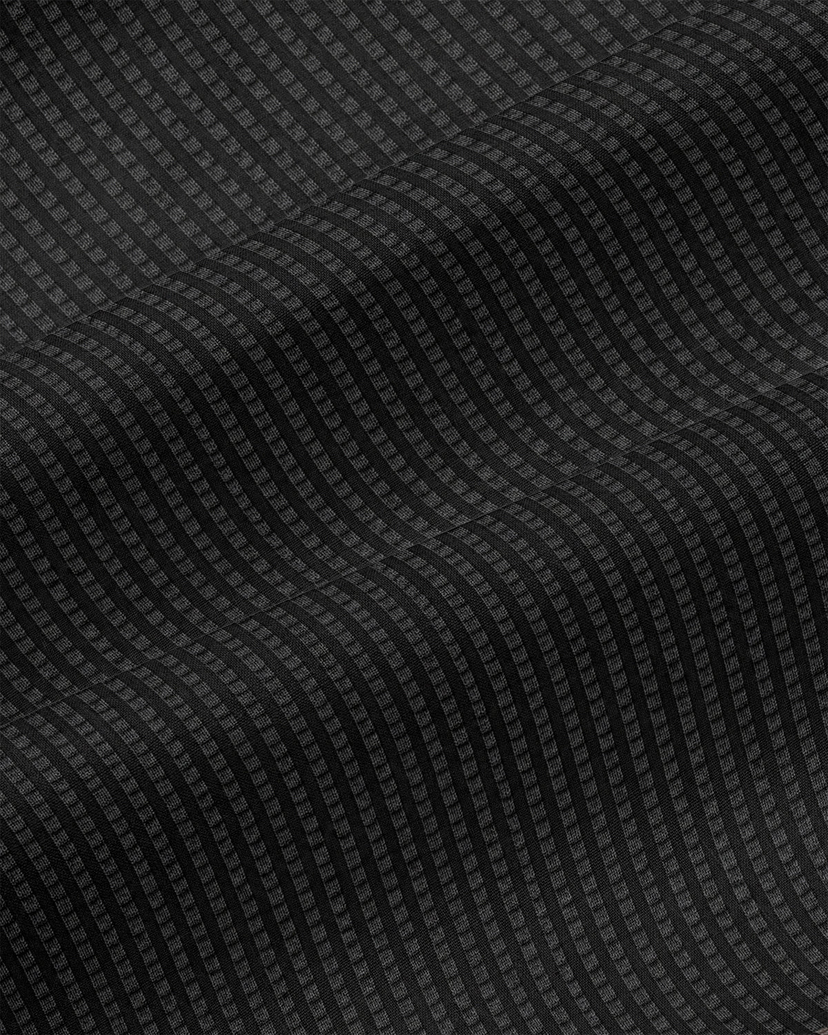 Athletic Fit Stretch Suit - Black Seersucker