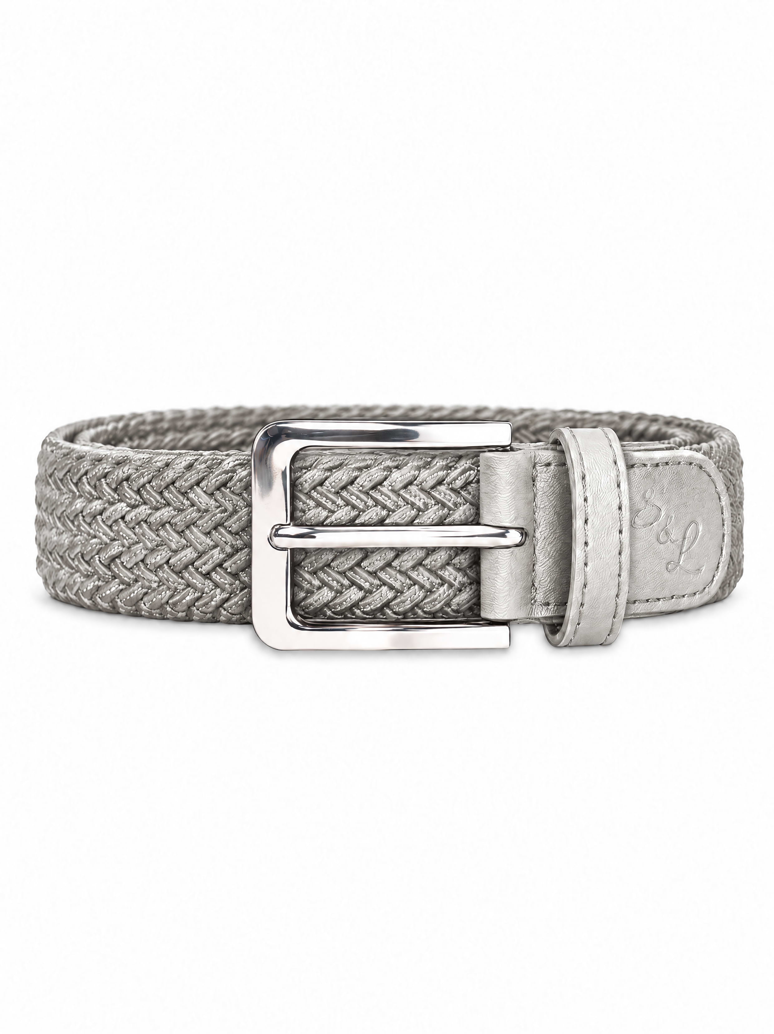 Casual Stretch Belt - Light Grey