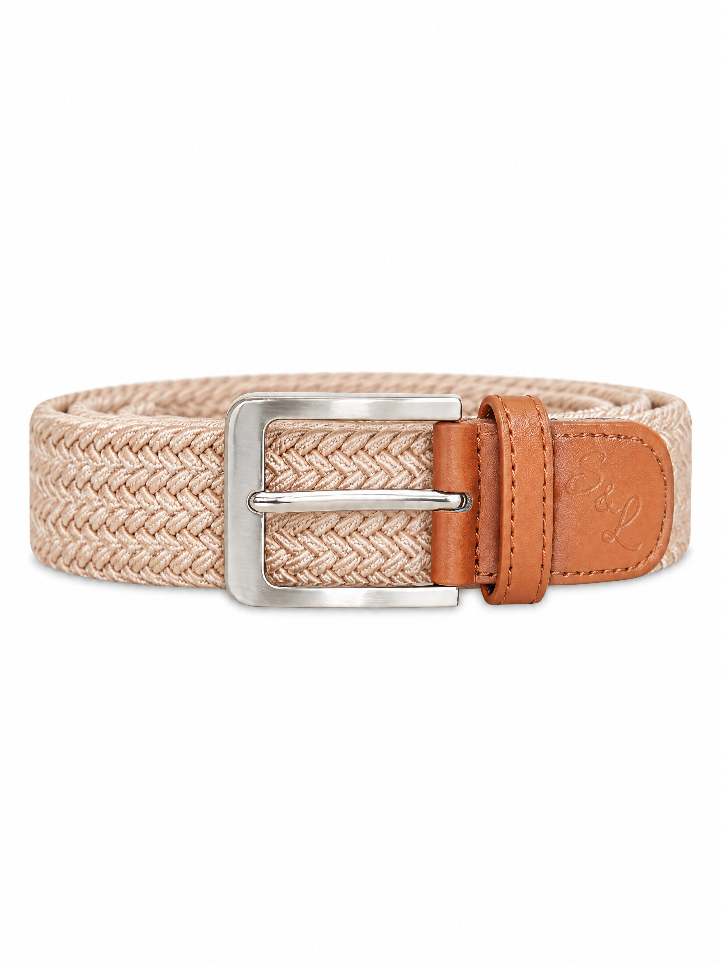 Casual Stretch Belt - Light Brown
