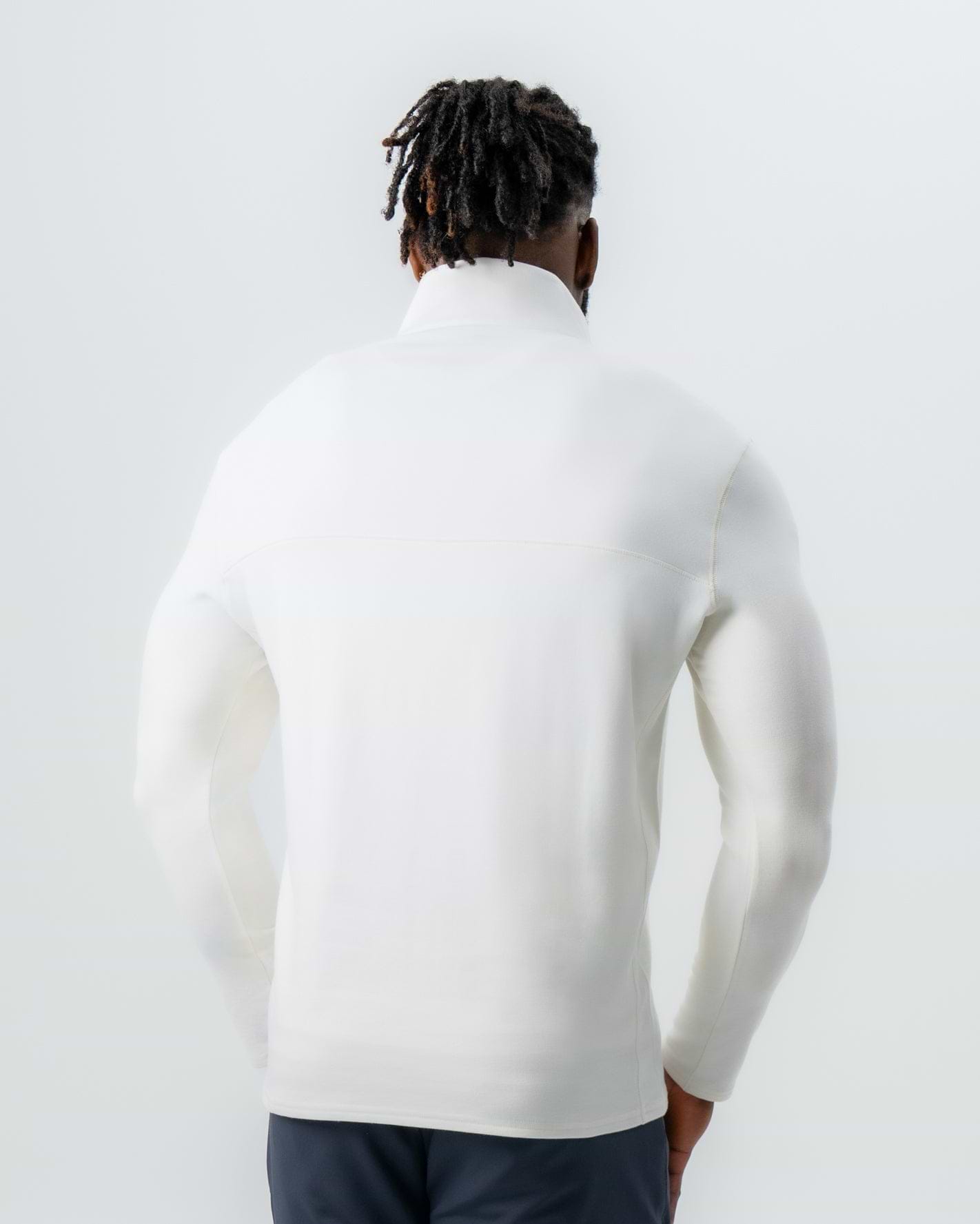 Quarter Zip - Solid Cream