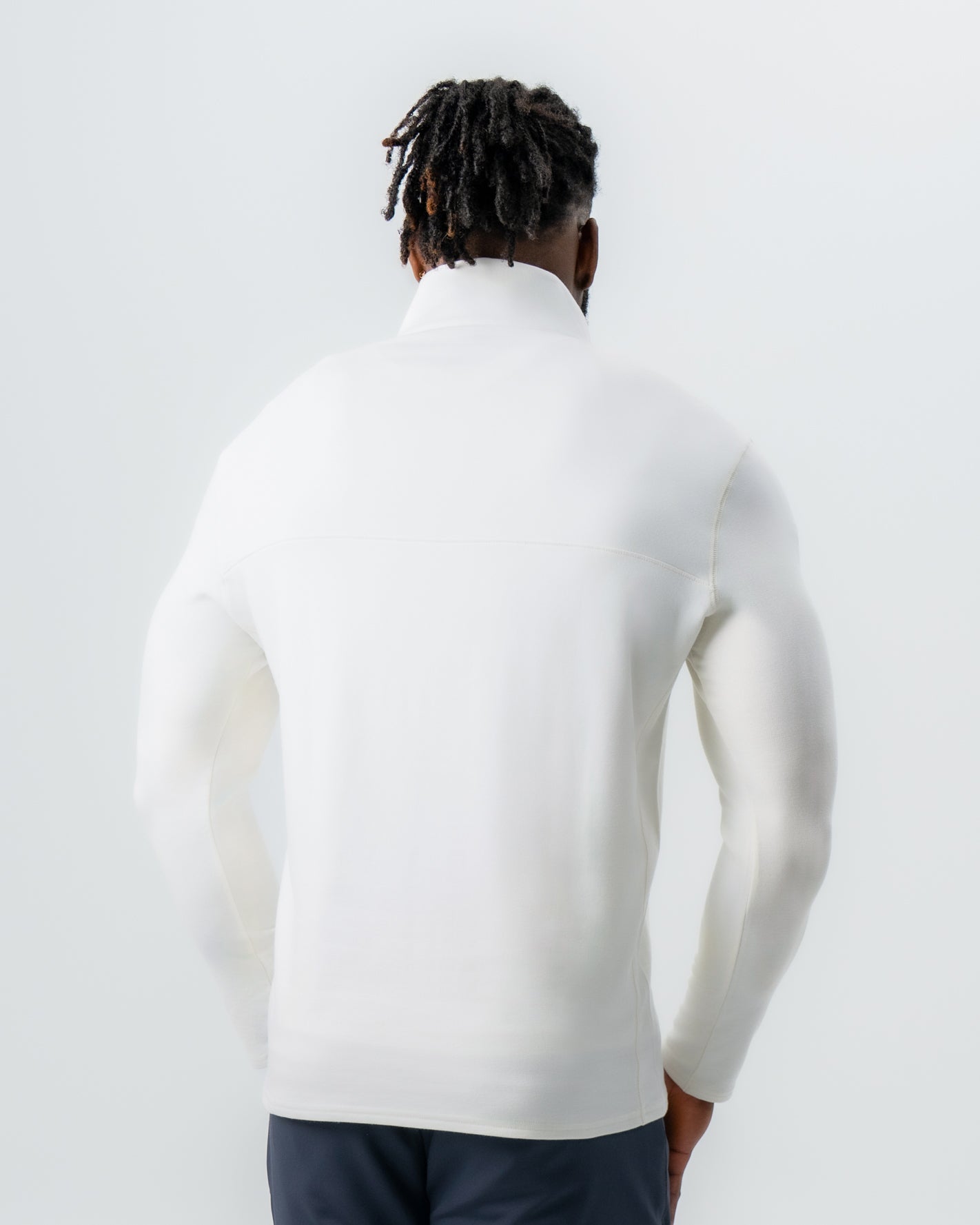 Quarter Zip - Solid Cream