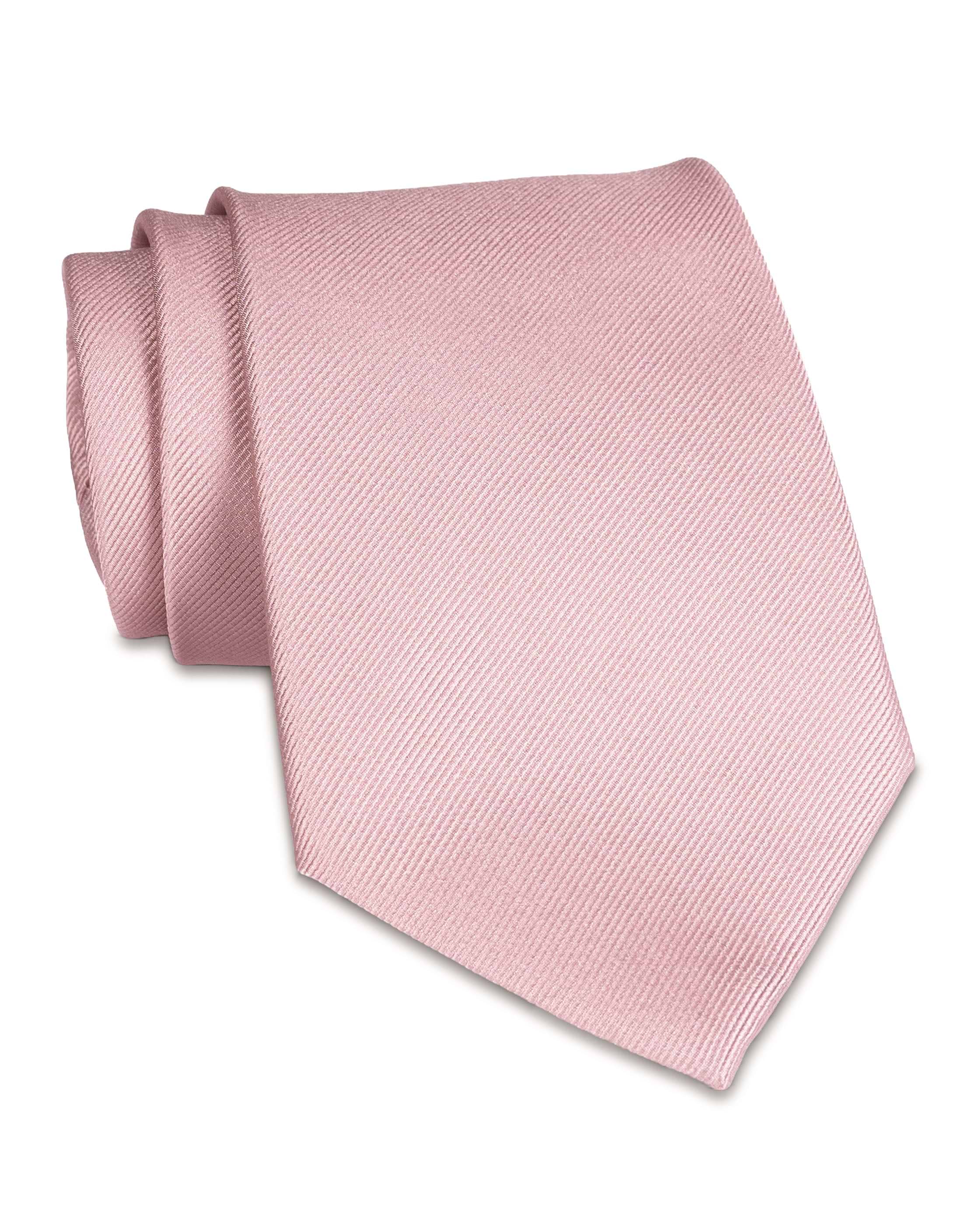 Rose Pink Woven Silk Tie