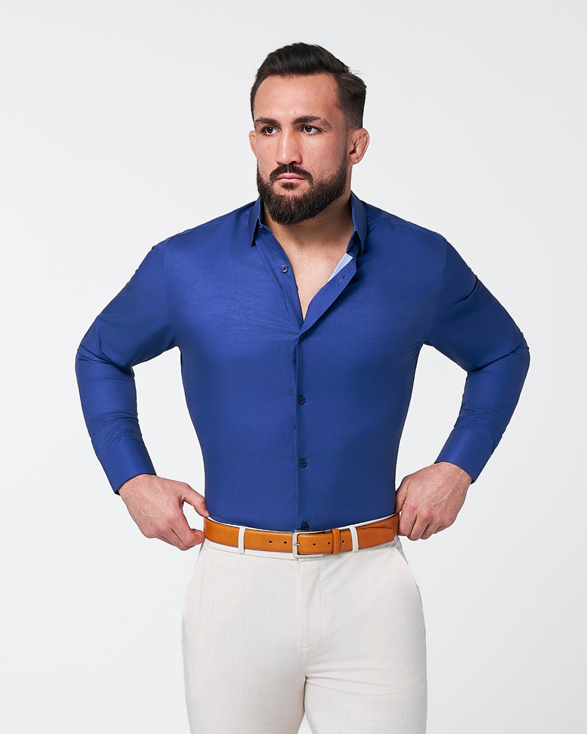 "The Bowman" Navy with Navy Grid