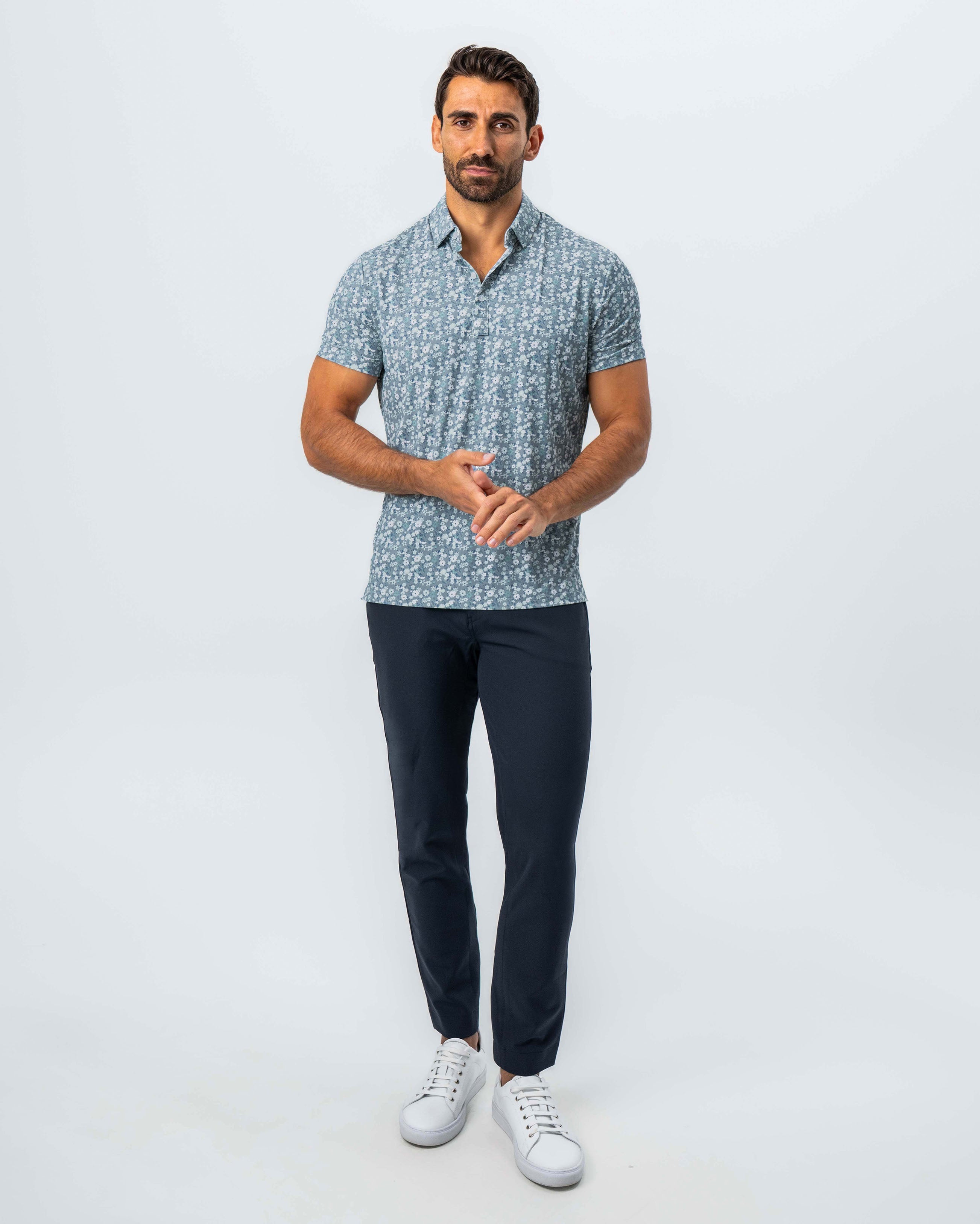 "The Evergreen" Abstract Sage Floral Print