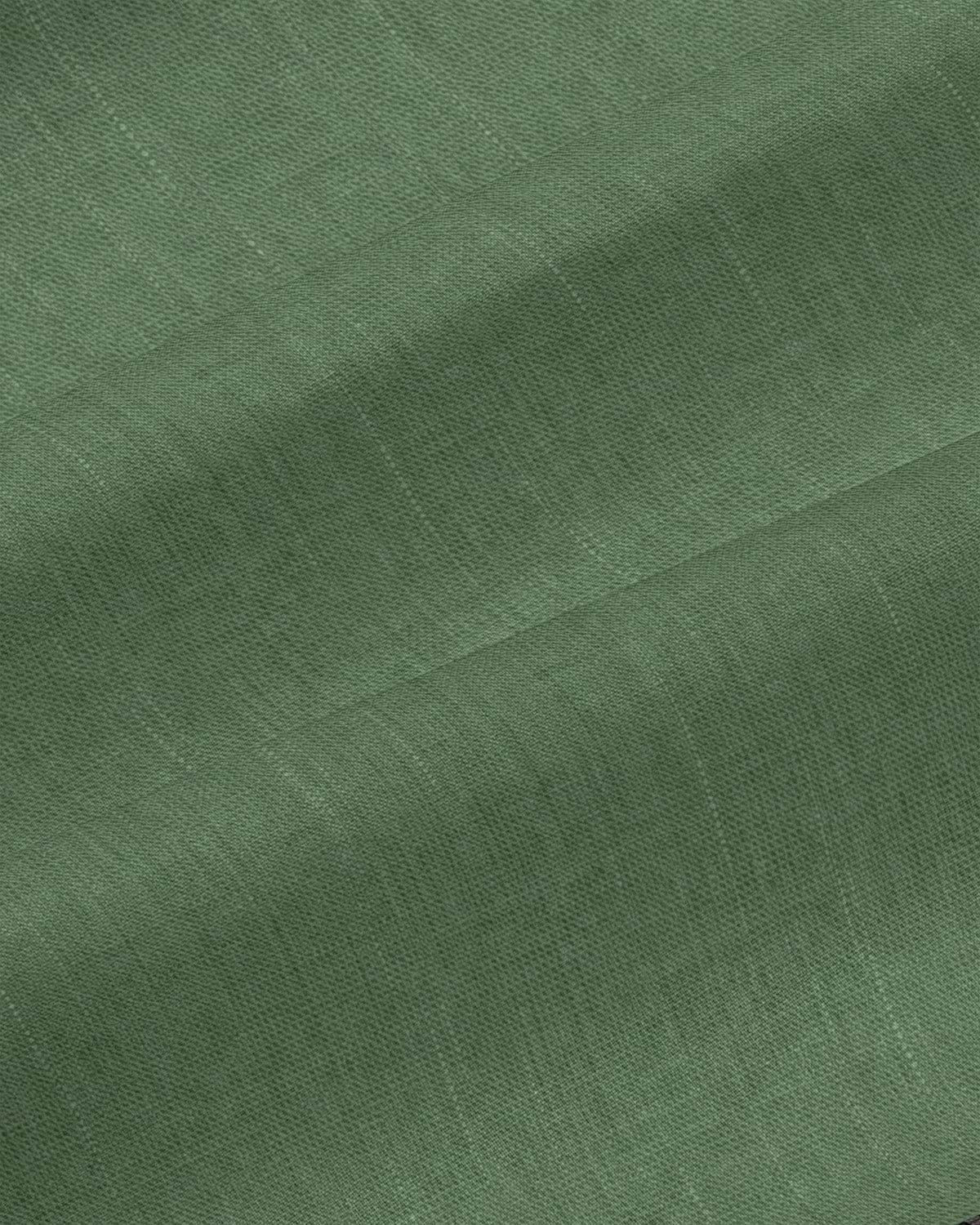 Athletic Fit Stretch Suit - Heathered Forest Green