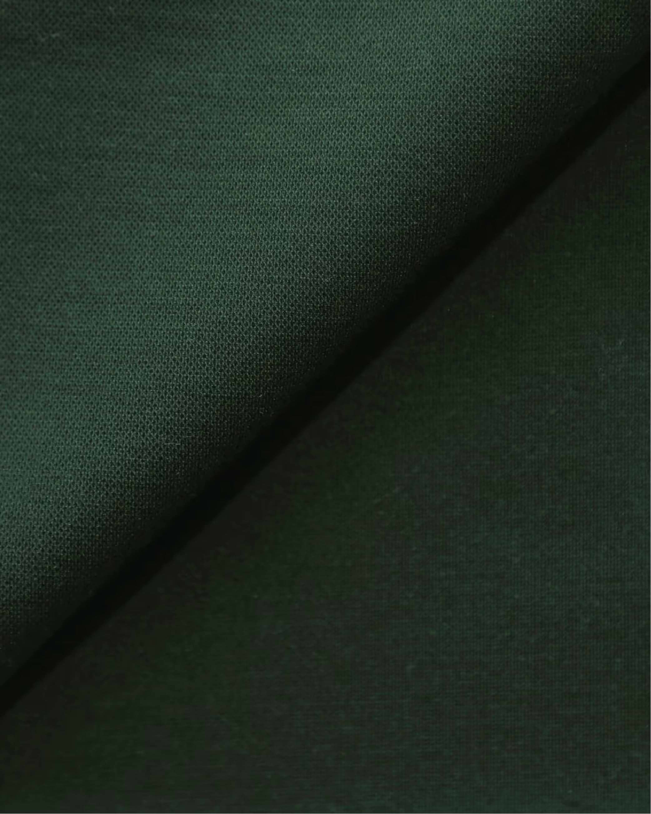Hunter Green Woven Silk Tie