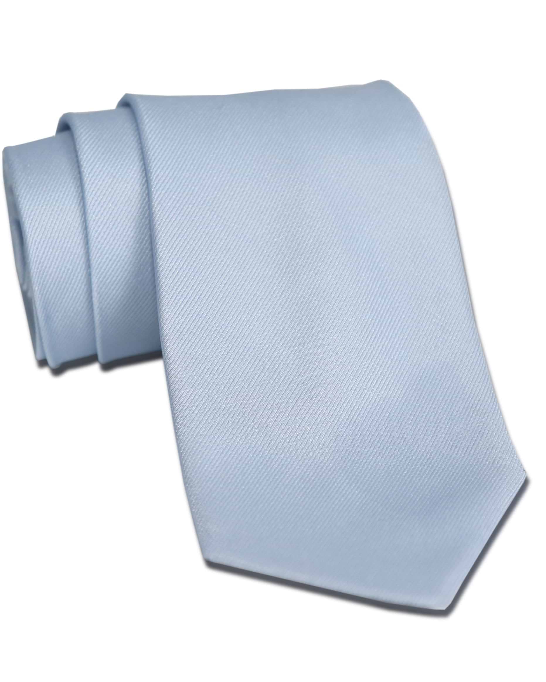Light Blue Woven Silk Tie