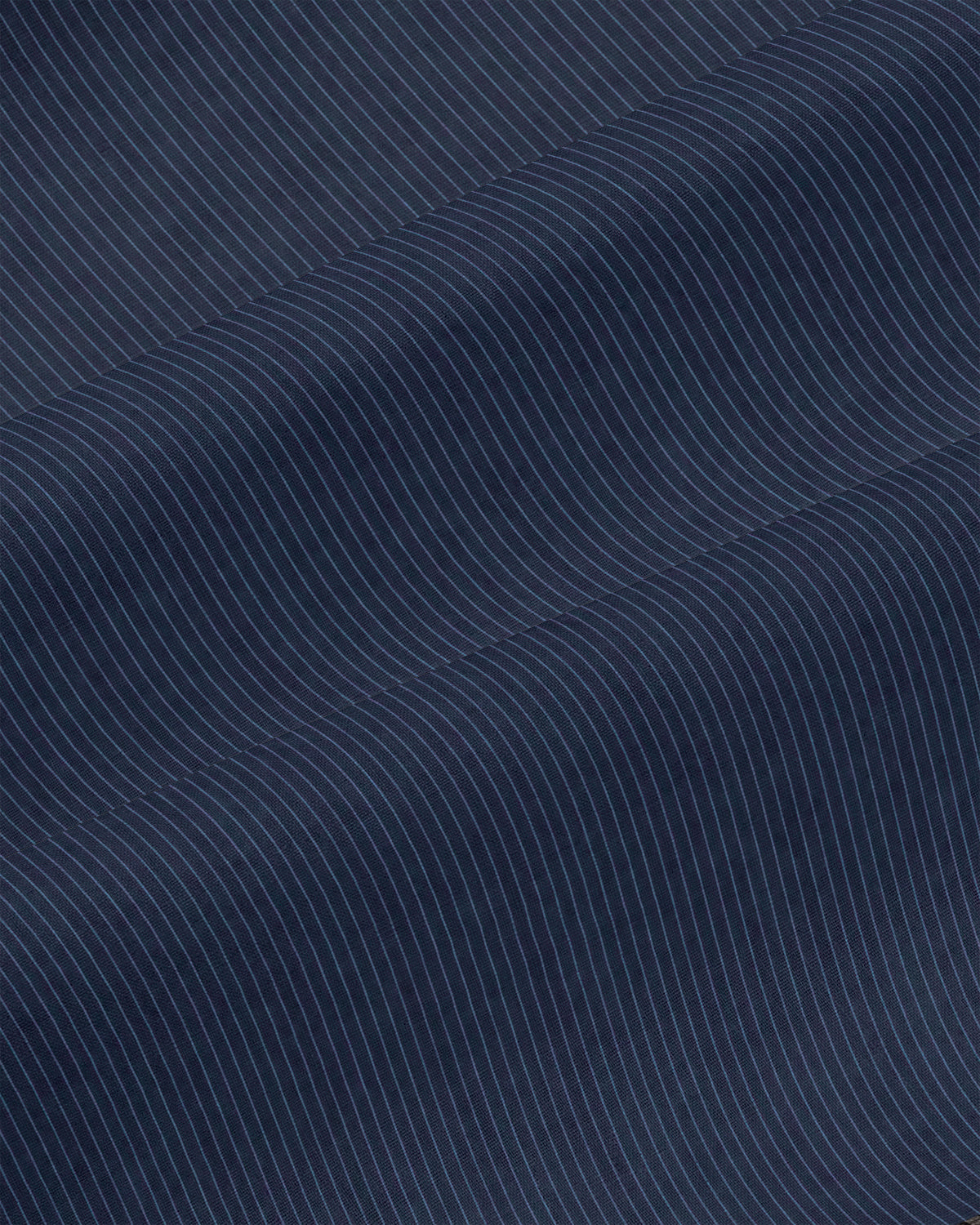 Athletic Fit Stretch Suit - Navy & White Pinstripe