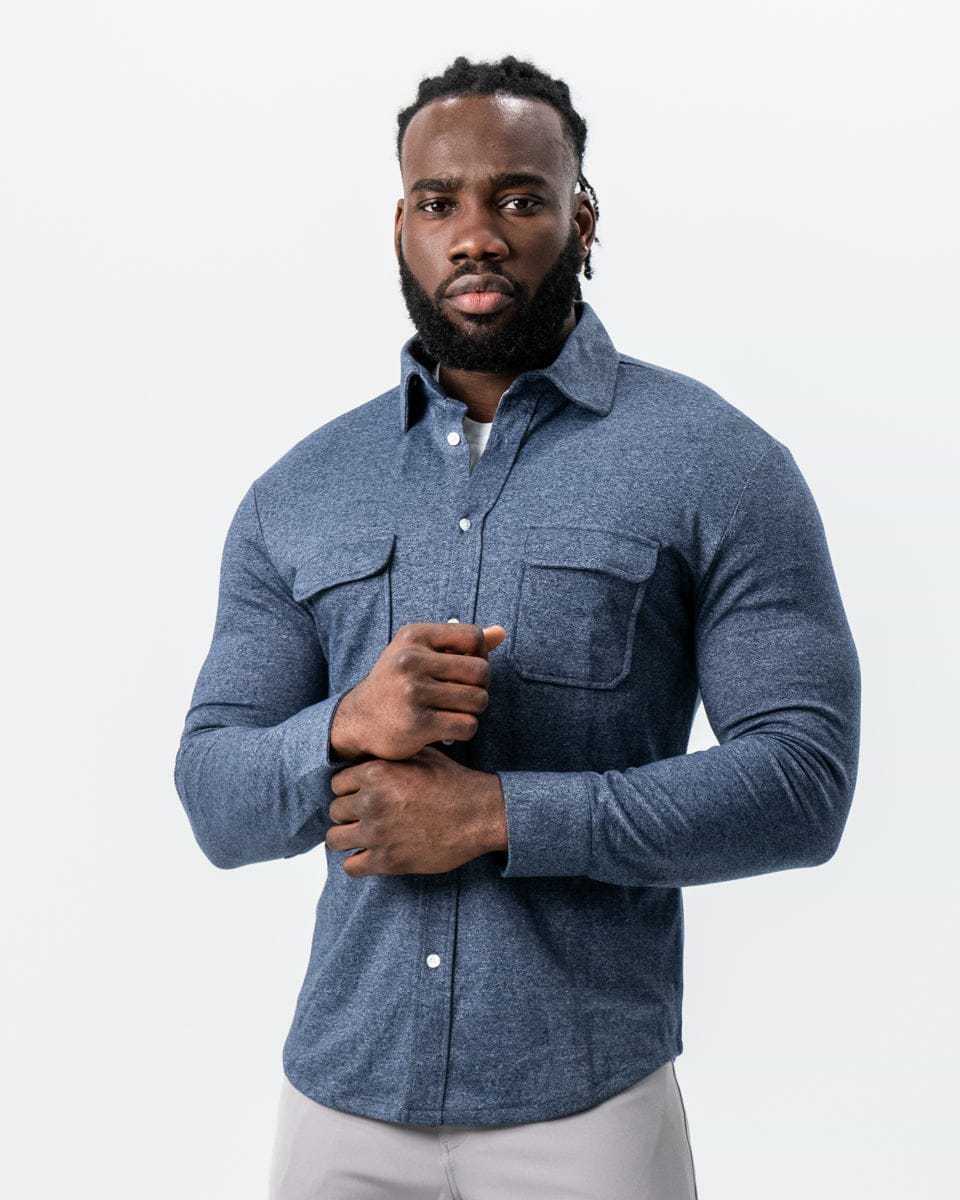 Patch Pocket Button Down - Navy