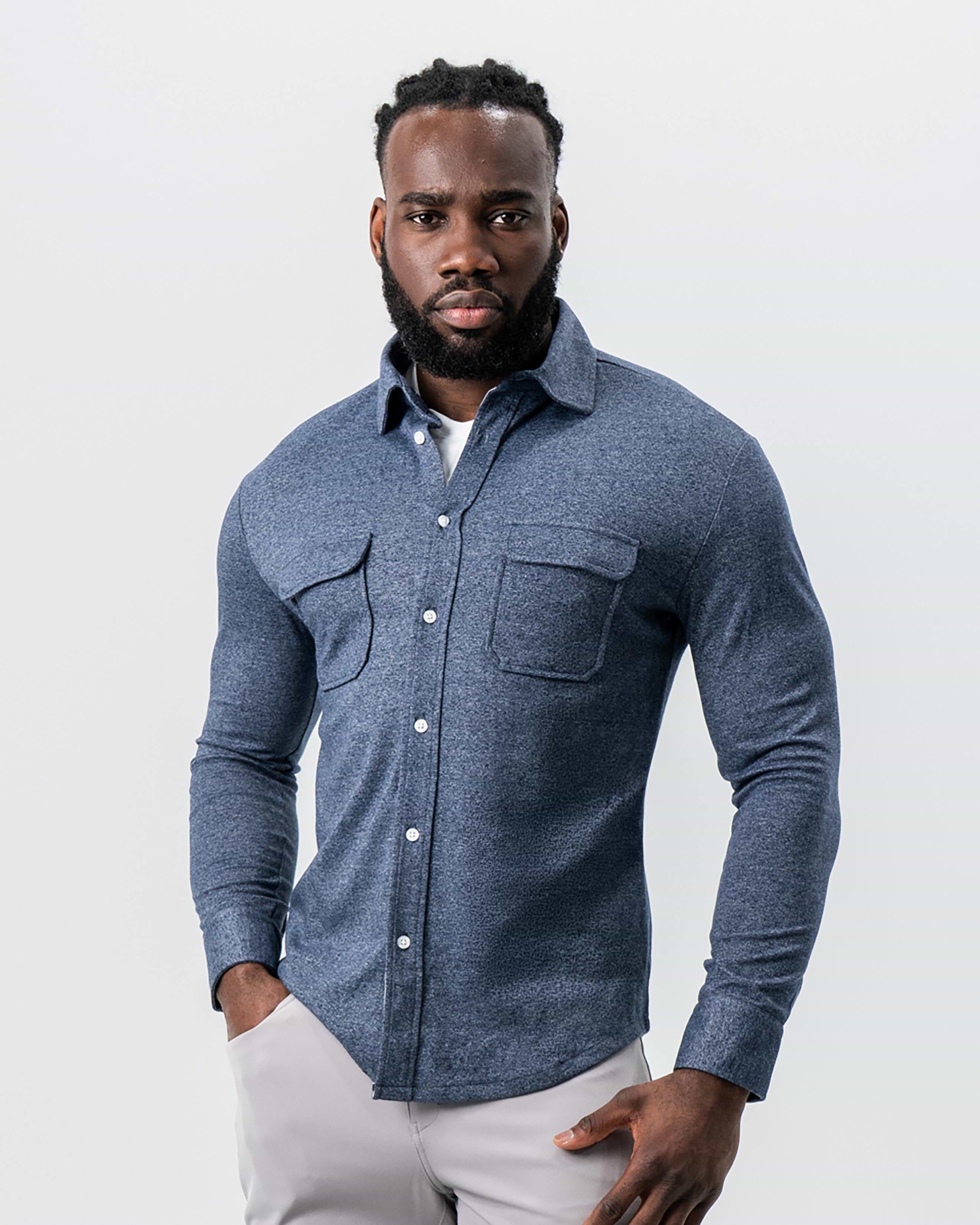 Patch Pocket Button Down - Navy