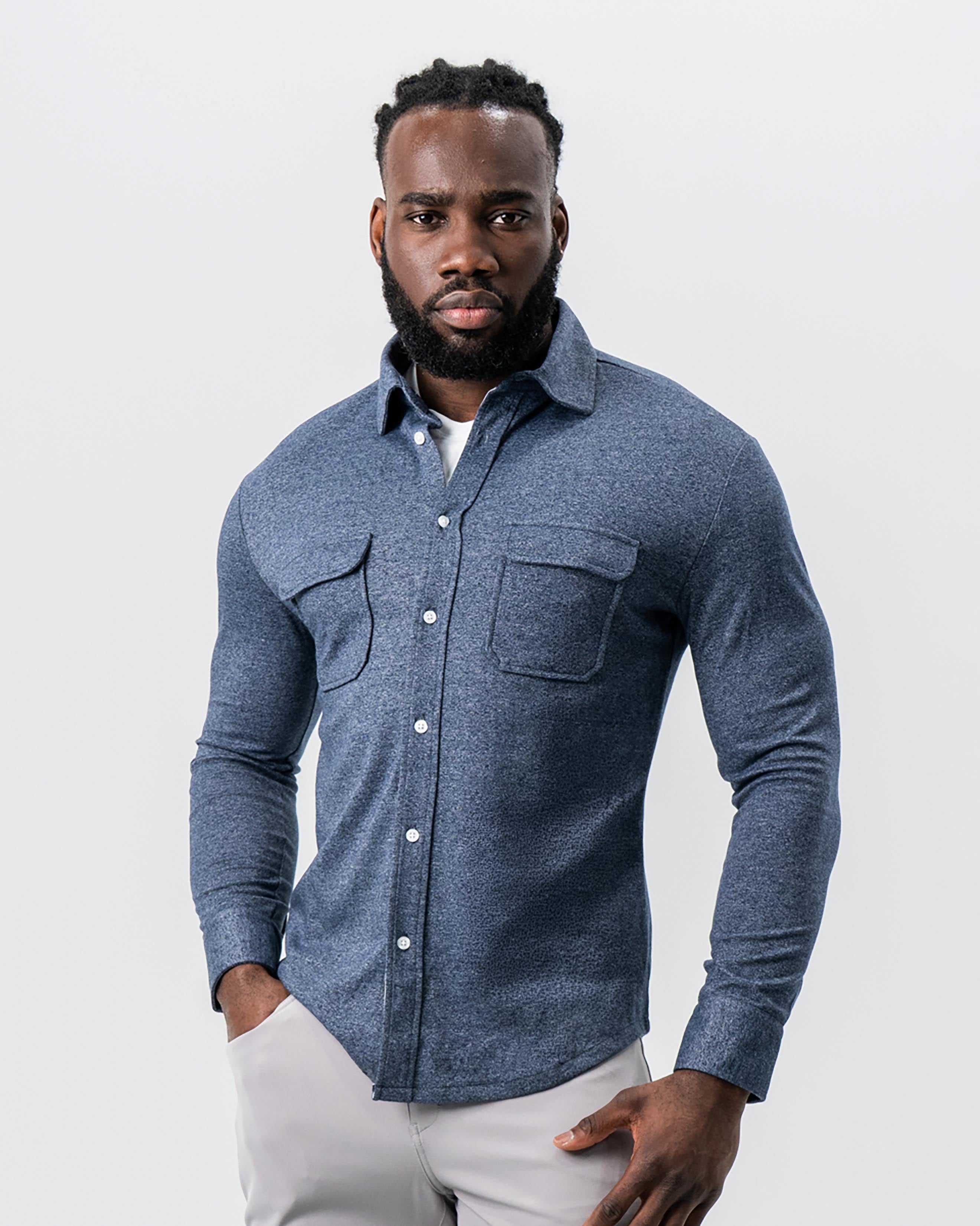 Patch Pocket Button Down - Navy