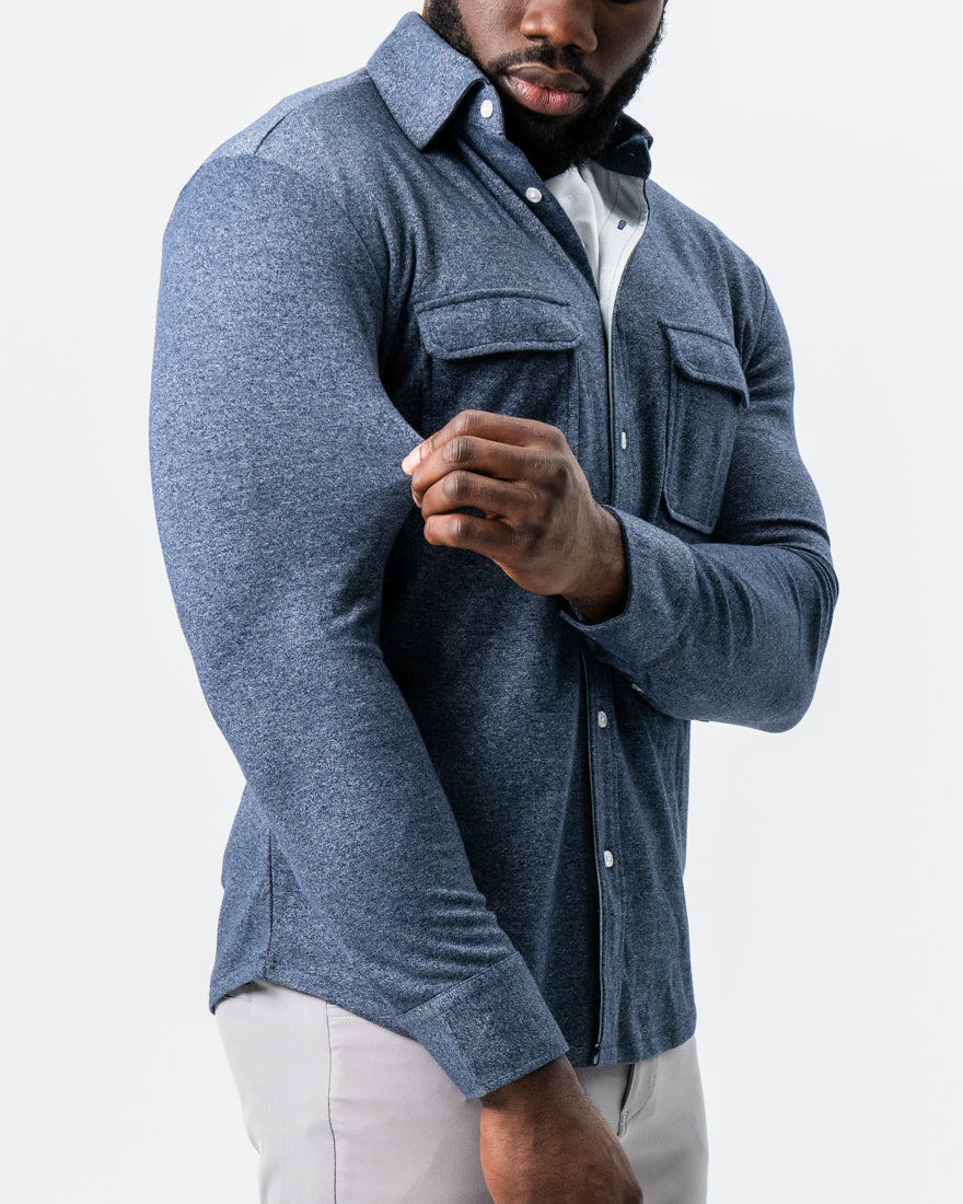 Patch Pocket Button Down - Navy