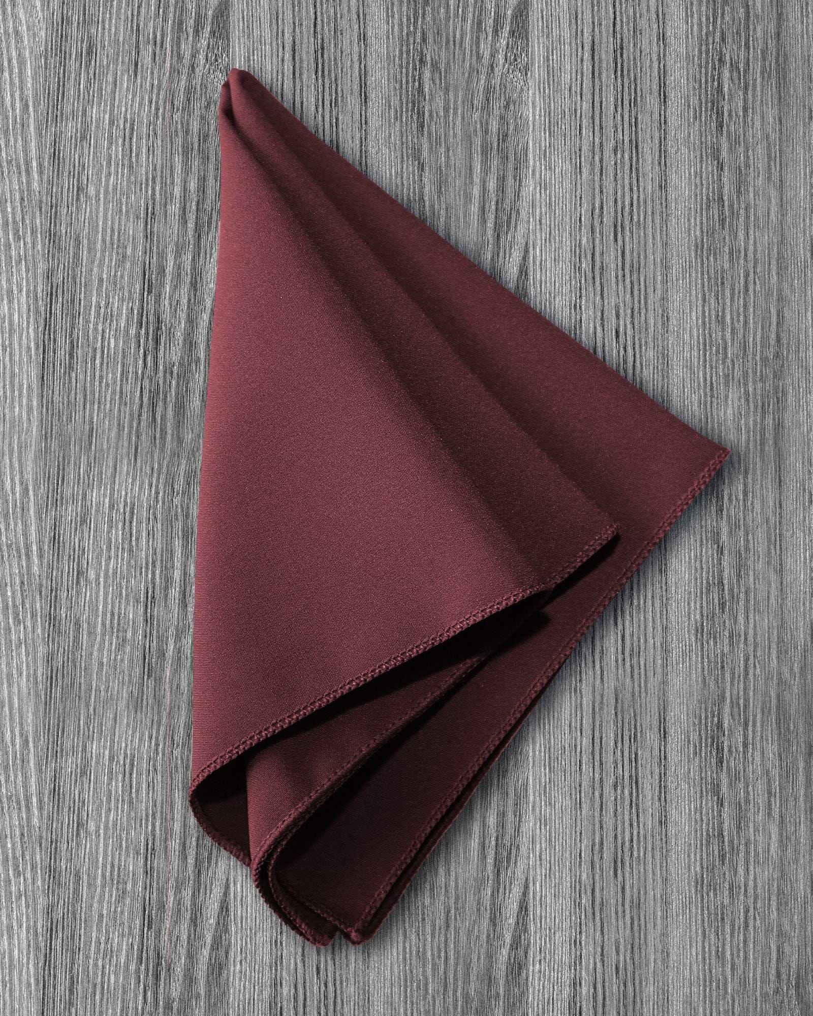 Pocket Square - Maroon