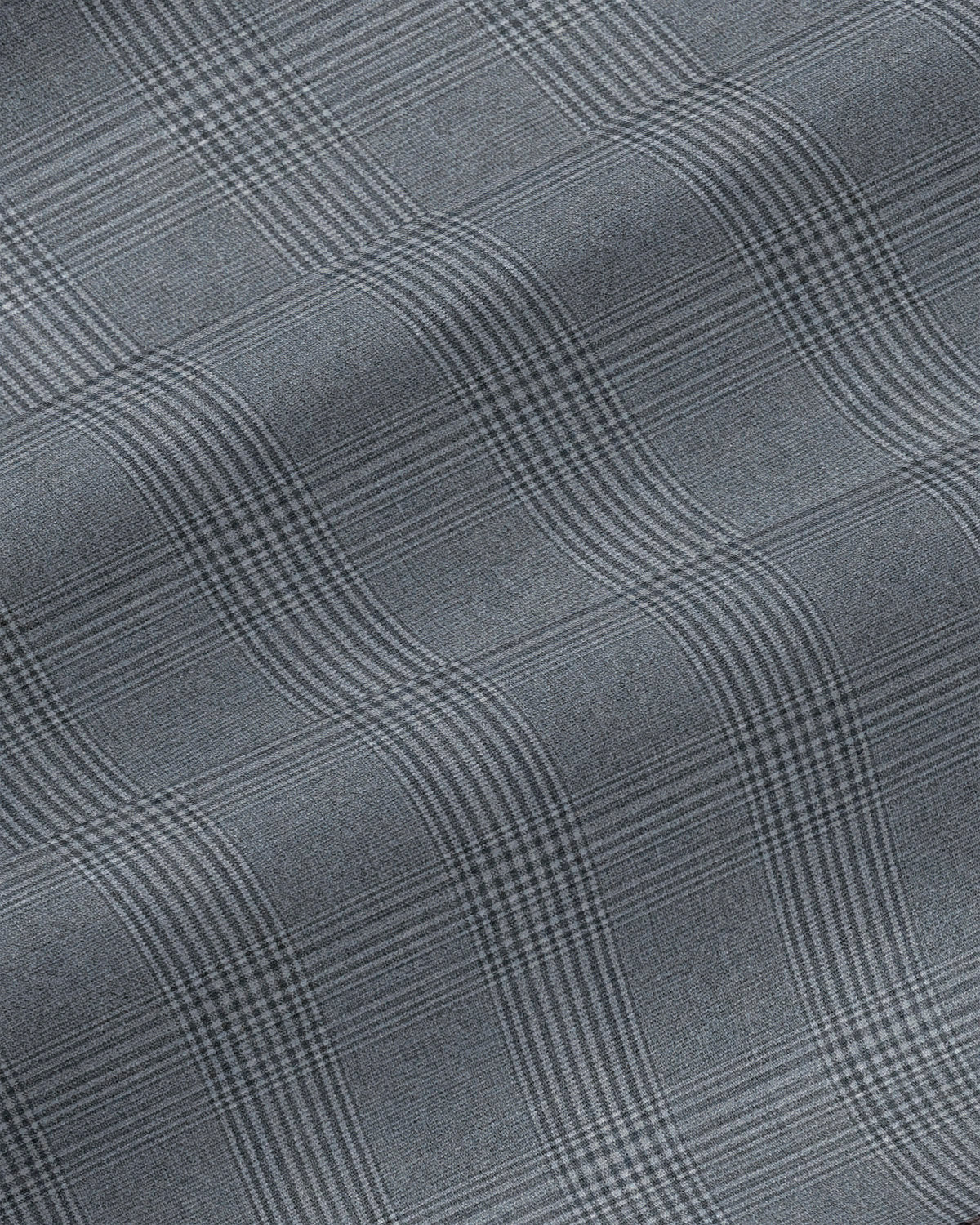 Athletic Fit Stretch Suit - Shadow Grey Plaid