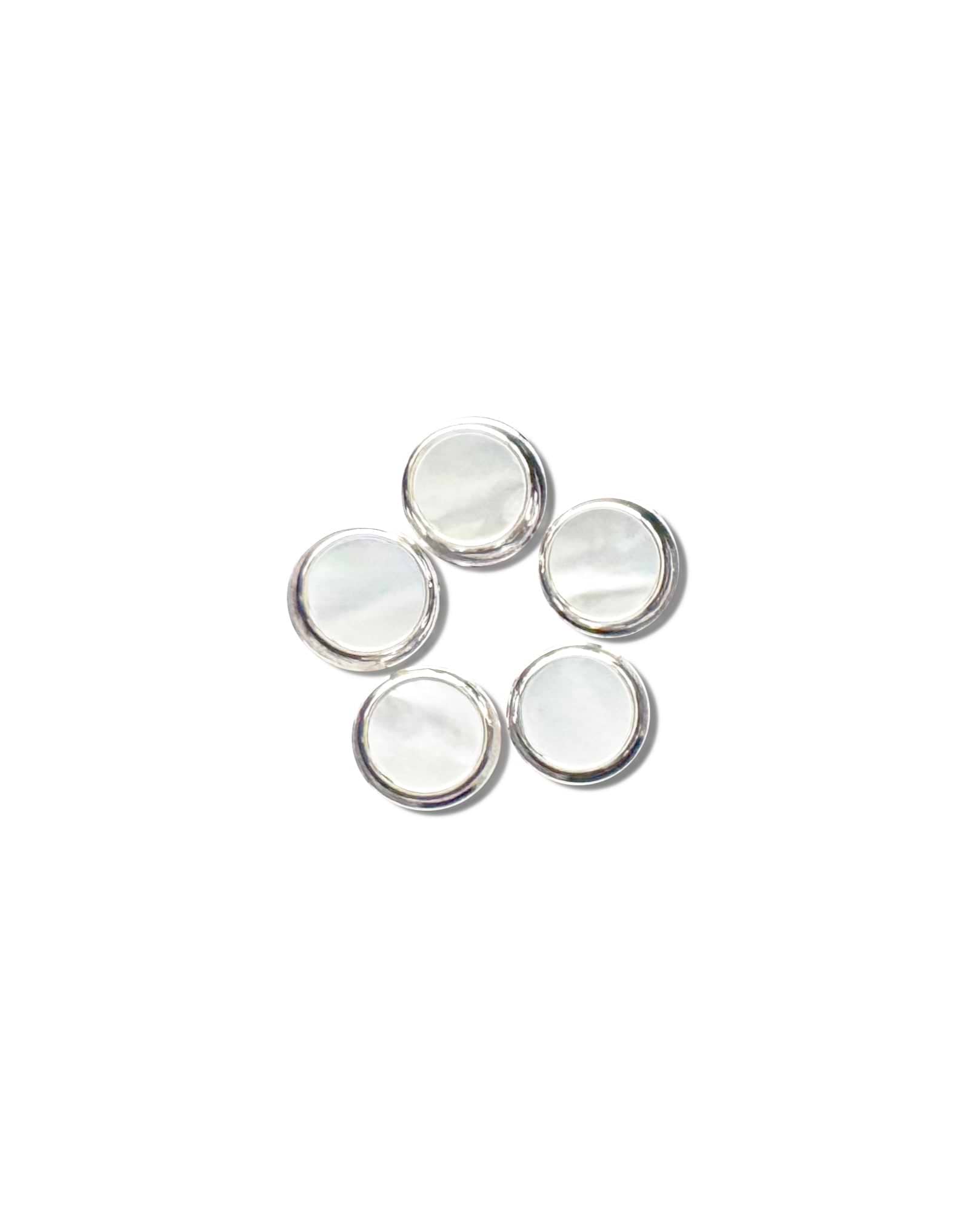 Mother of Pearl Tuxedo Studs (Set of 5)