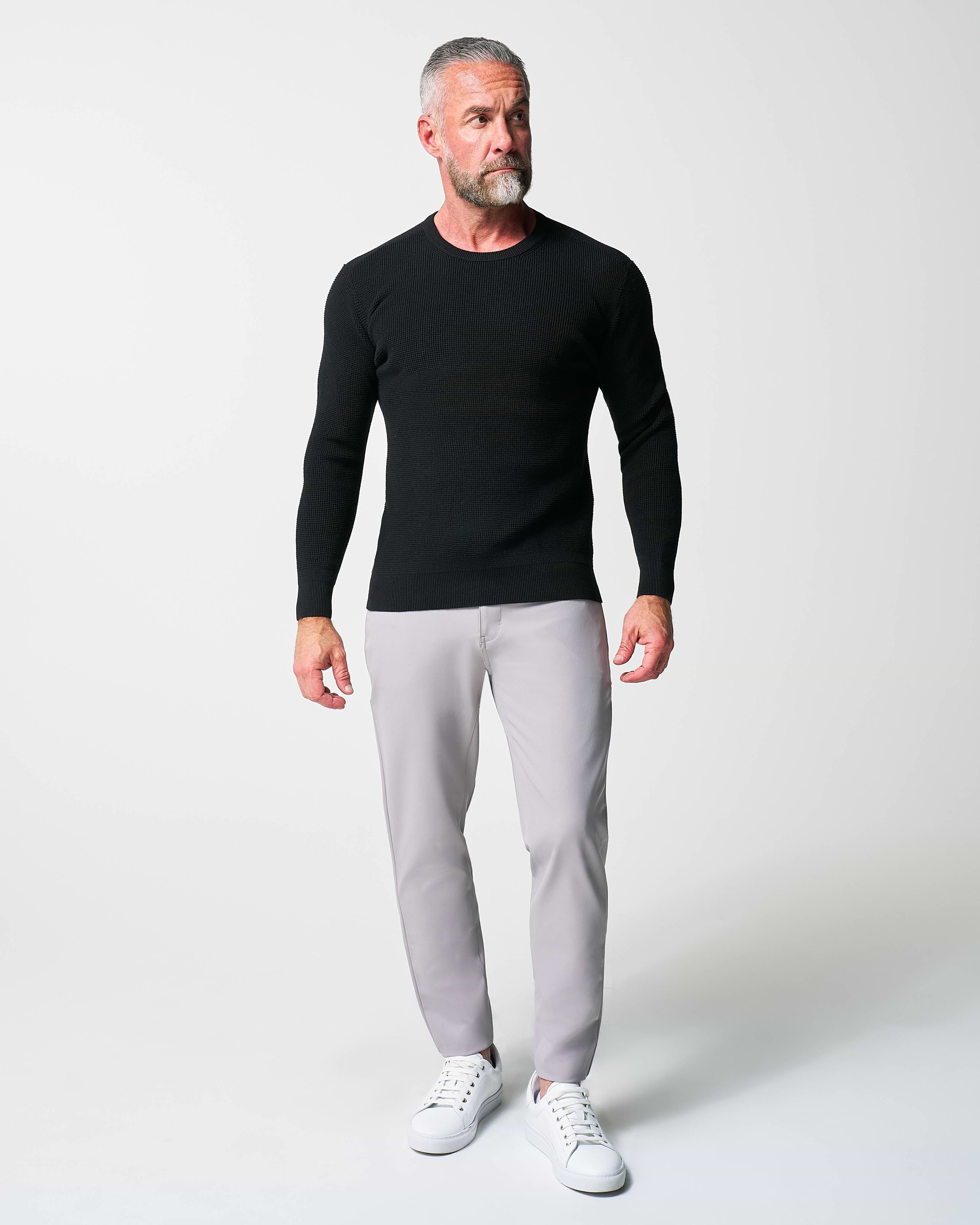 Heavy Knit Crewneck - Black