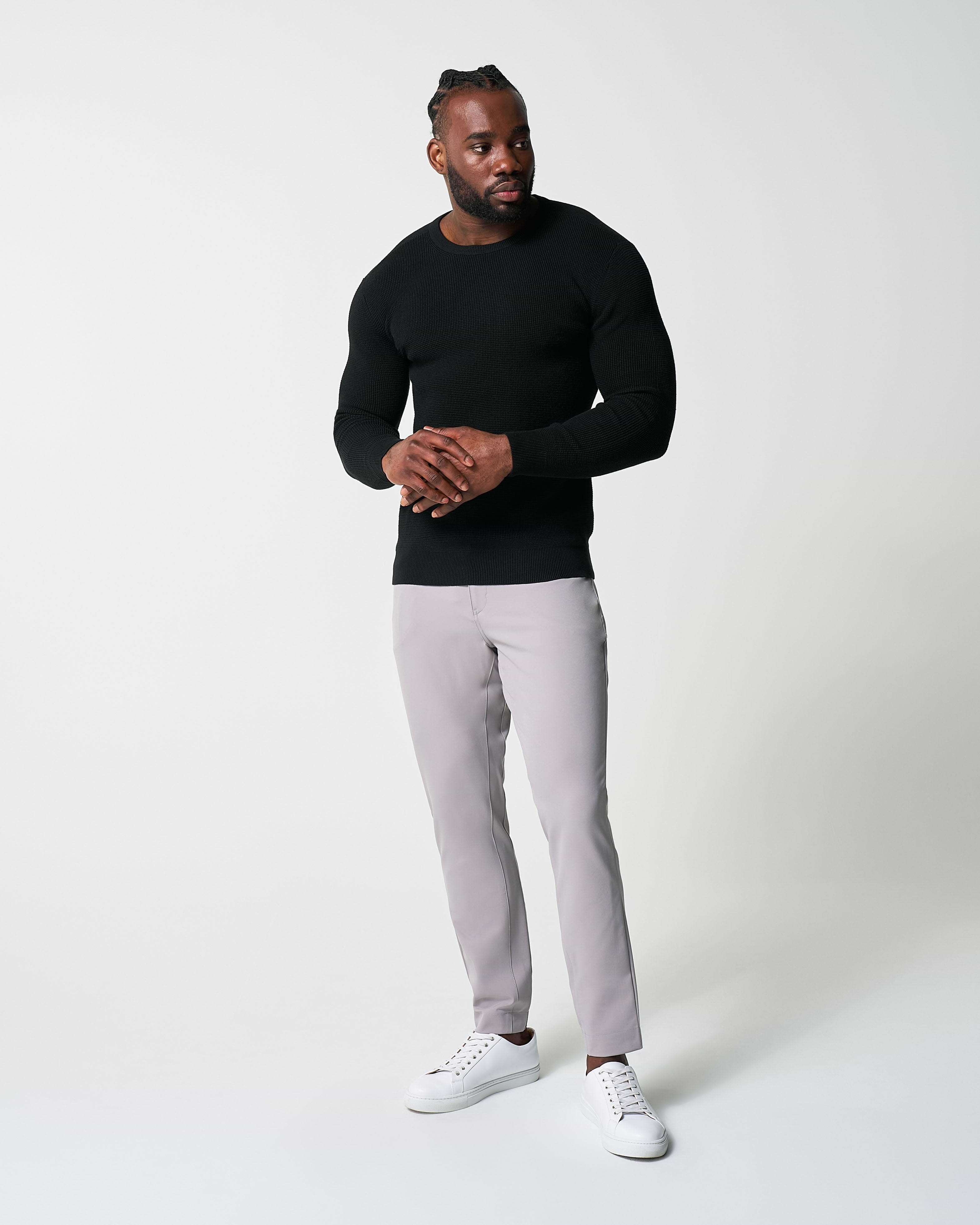 Heavy Knit Crewneck - Black