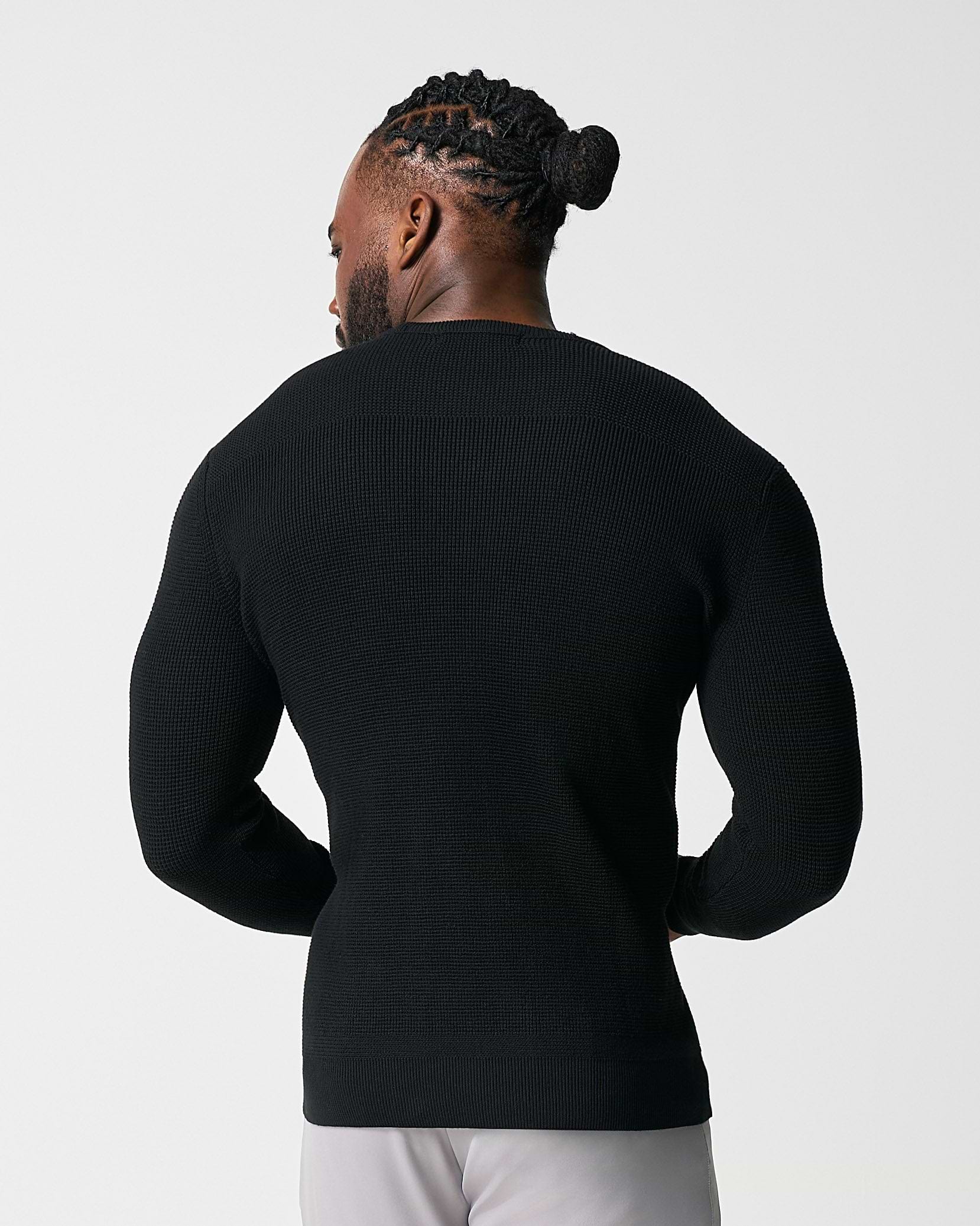 Heavy Knit Crewneck - Black