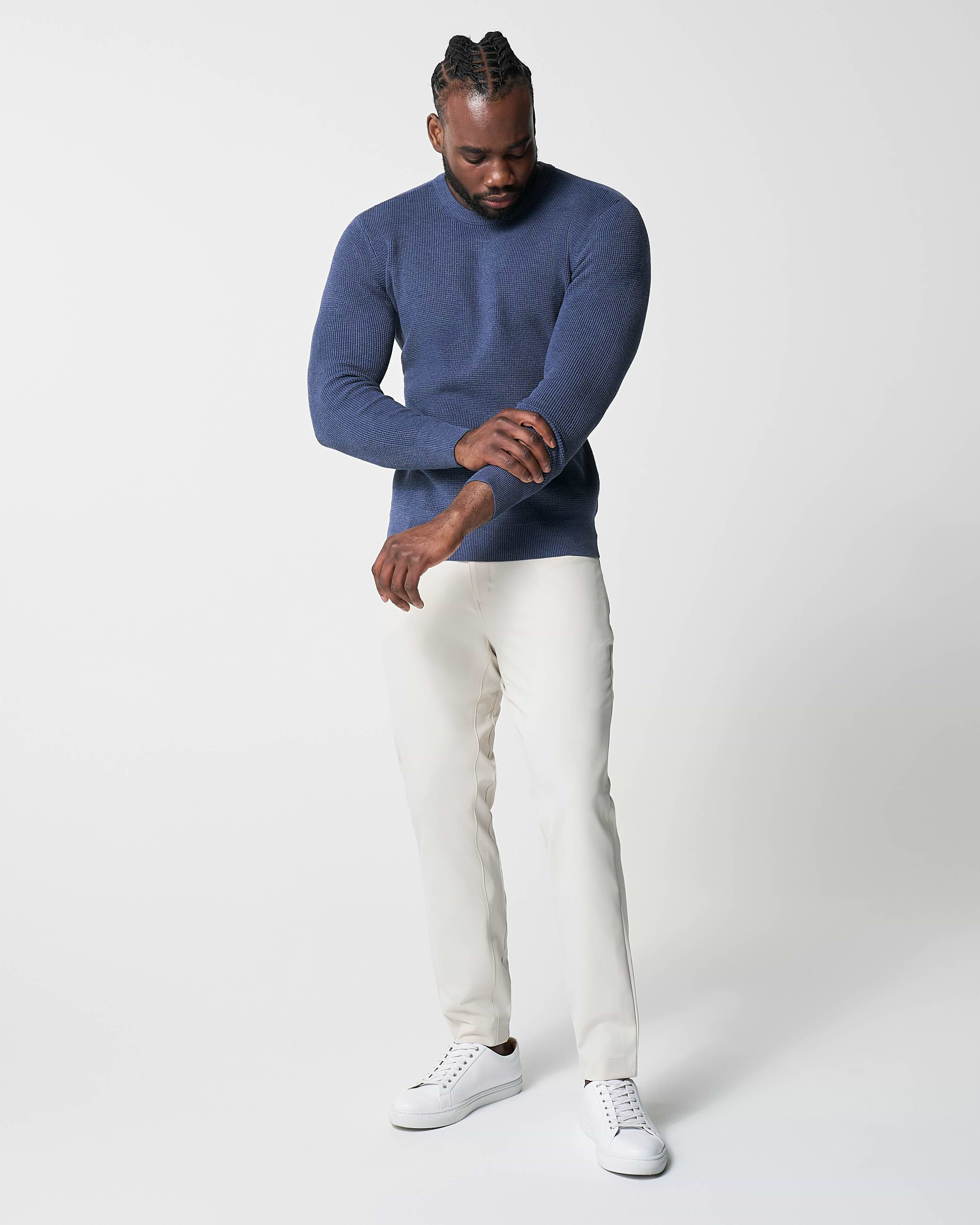 Heavy Knit Crewneck - Navy