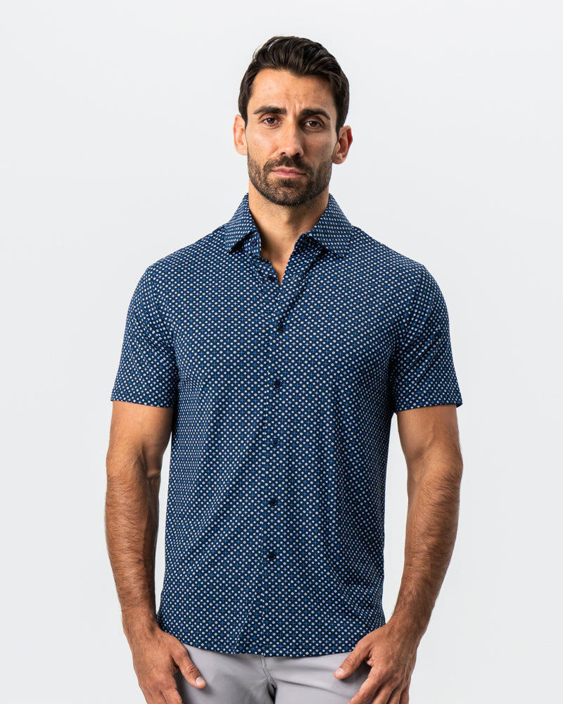 "The Theo" Geo Flower Print