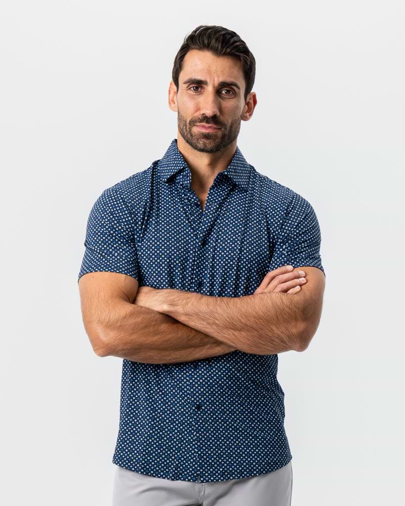 "The Theo" Geo Flower Print