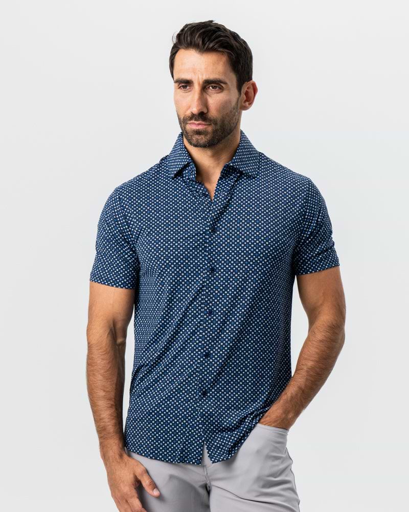 "The Theo" Geo Flower Print