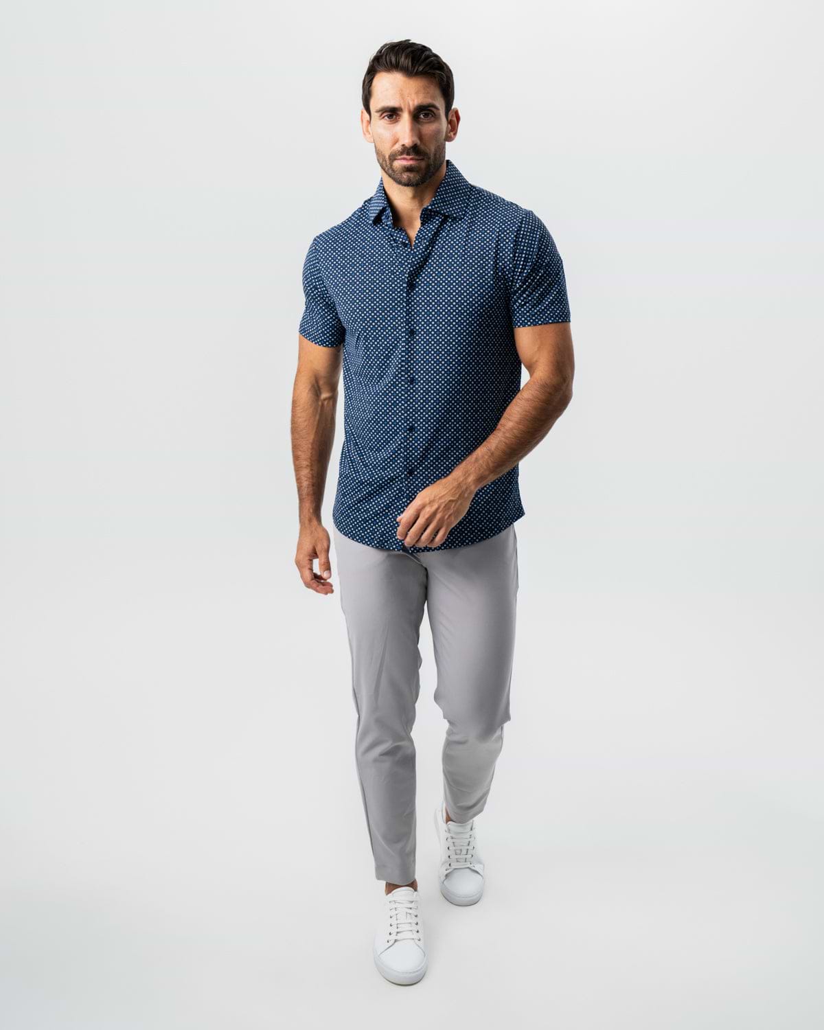 "The Theo" Geo Flower Print