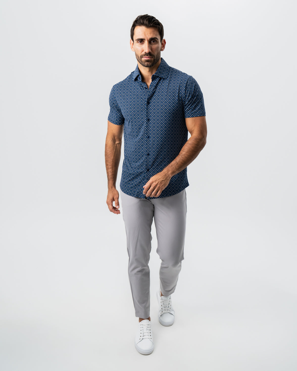 "The Theo" Geo Flower Print