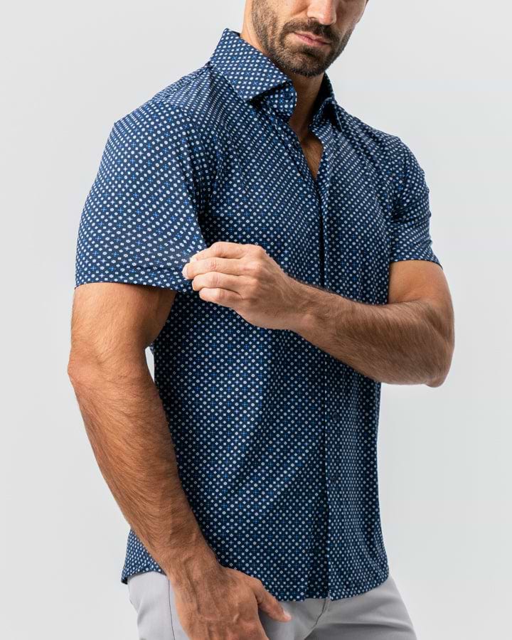 "The Theo" Geo Flower Print