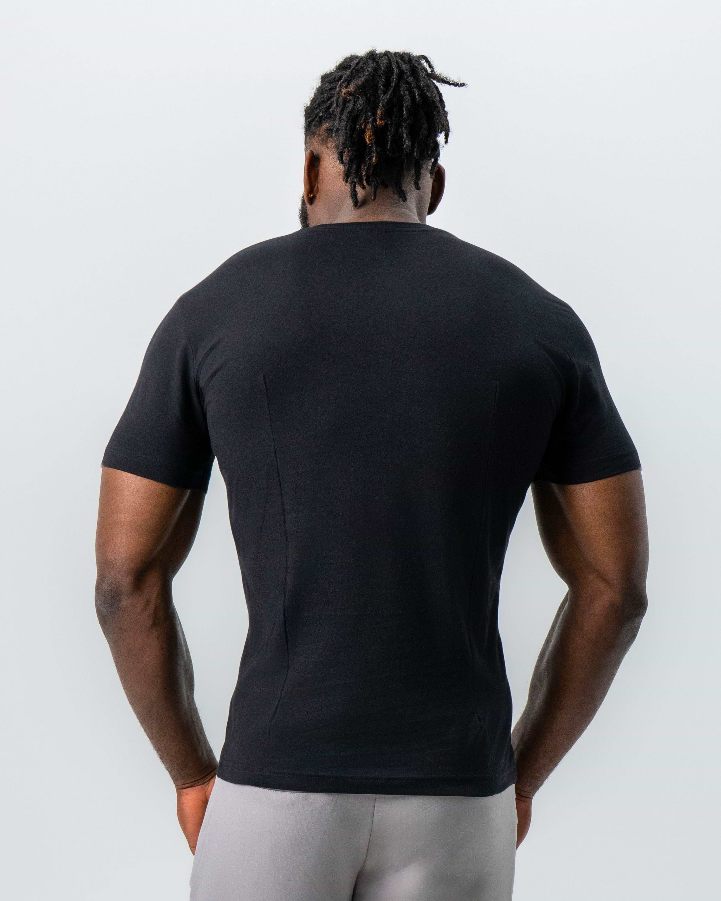 "The Westport" Black Short Sleeve Crewneck