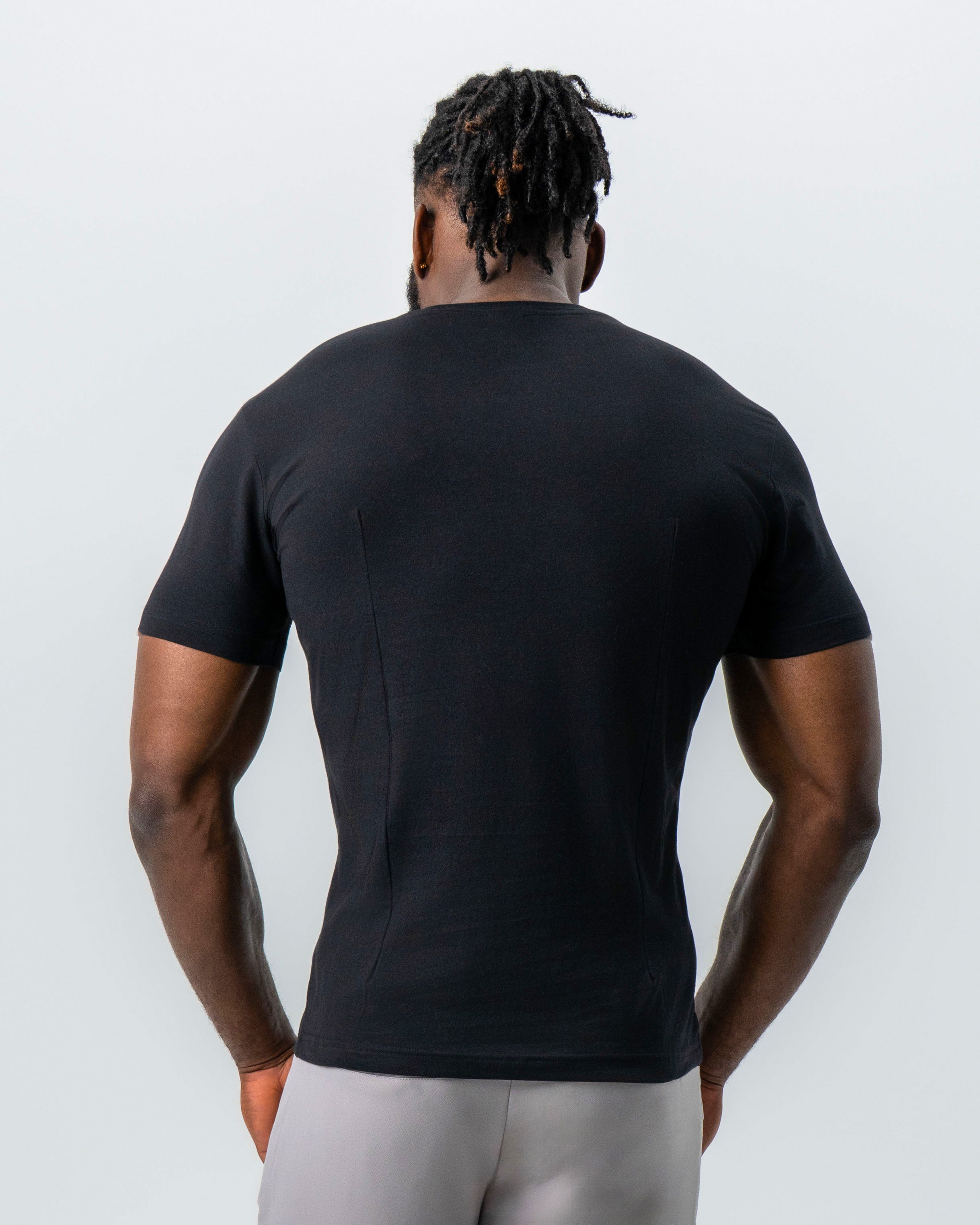 "The Westport" Black Short Sleeve Crewneck