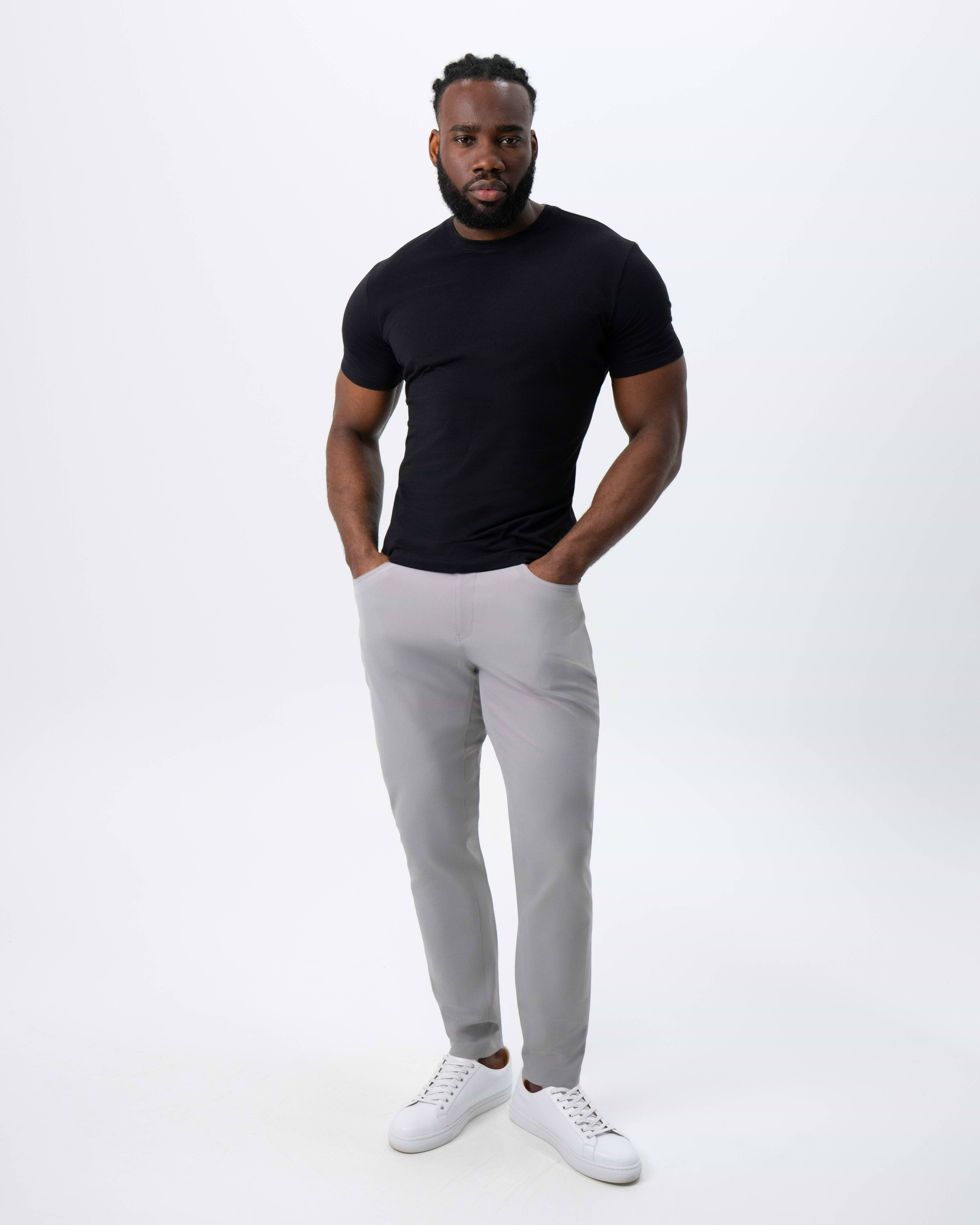 "The Westport" Black Short Sleeve Crewneck
