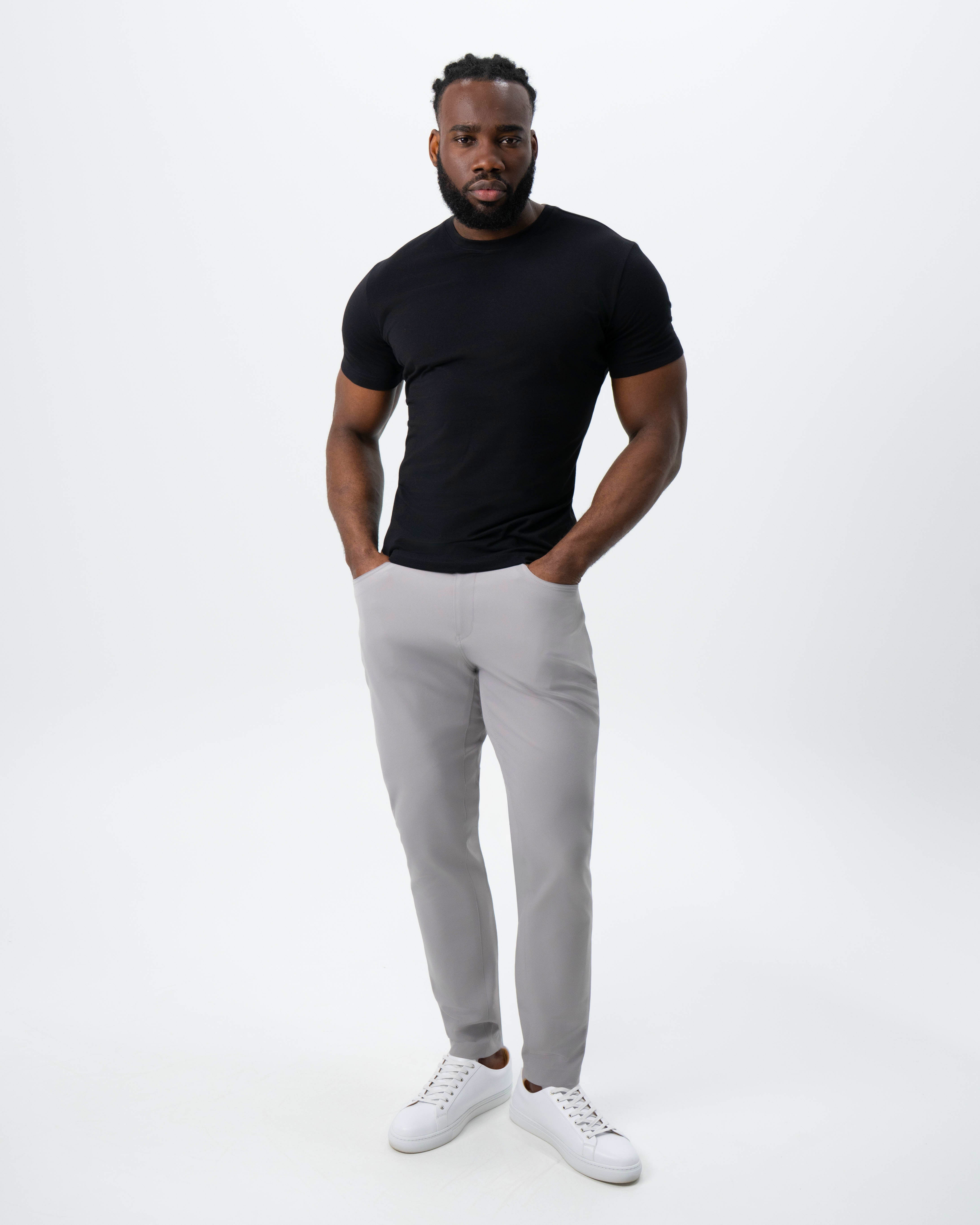 "The Westport" Black Short Sleeve Crewneck
