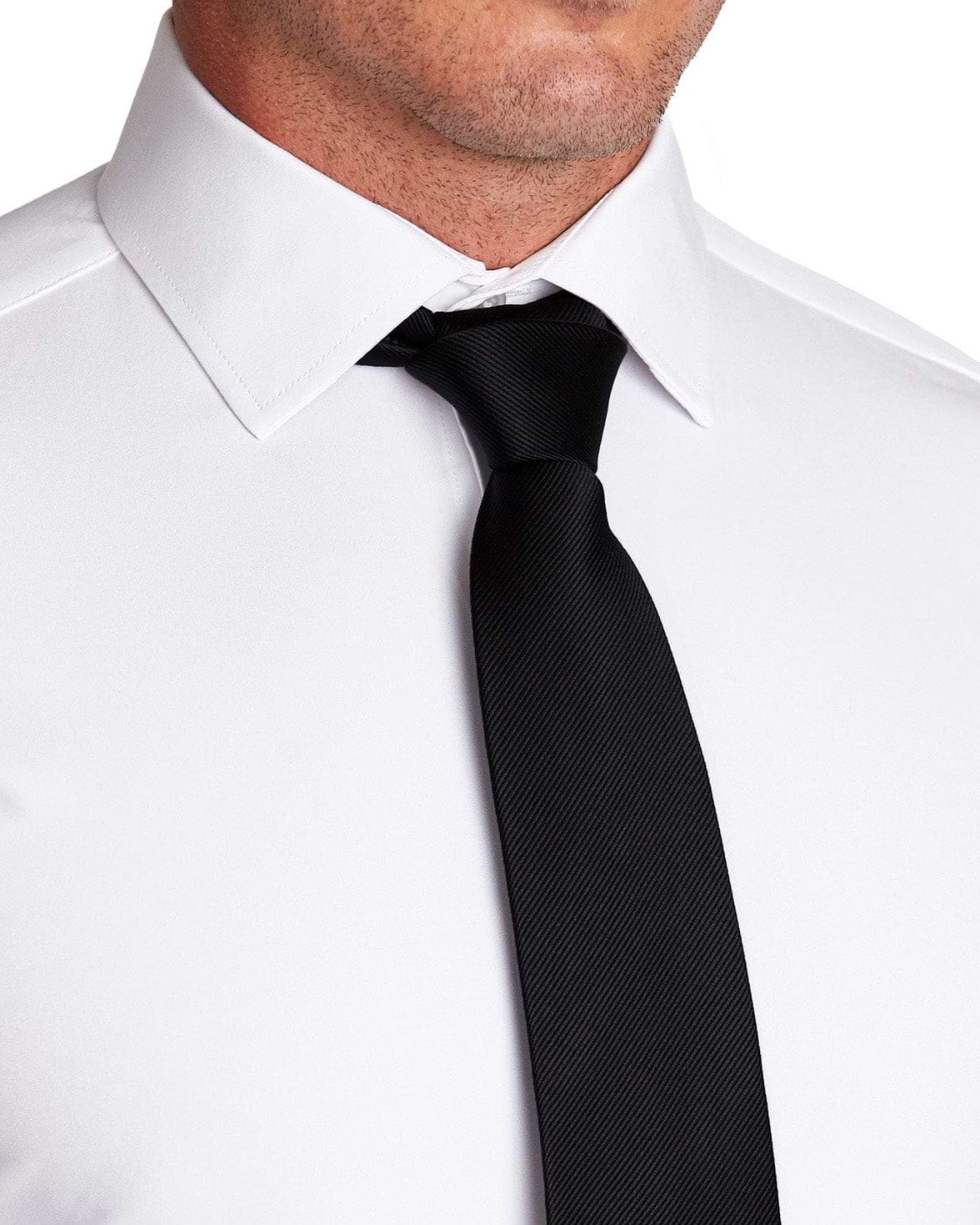 Black Woven Silk Tie