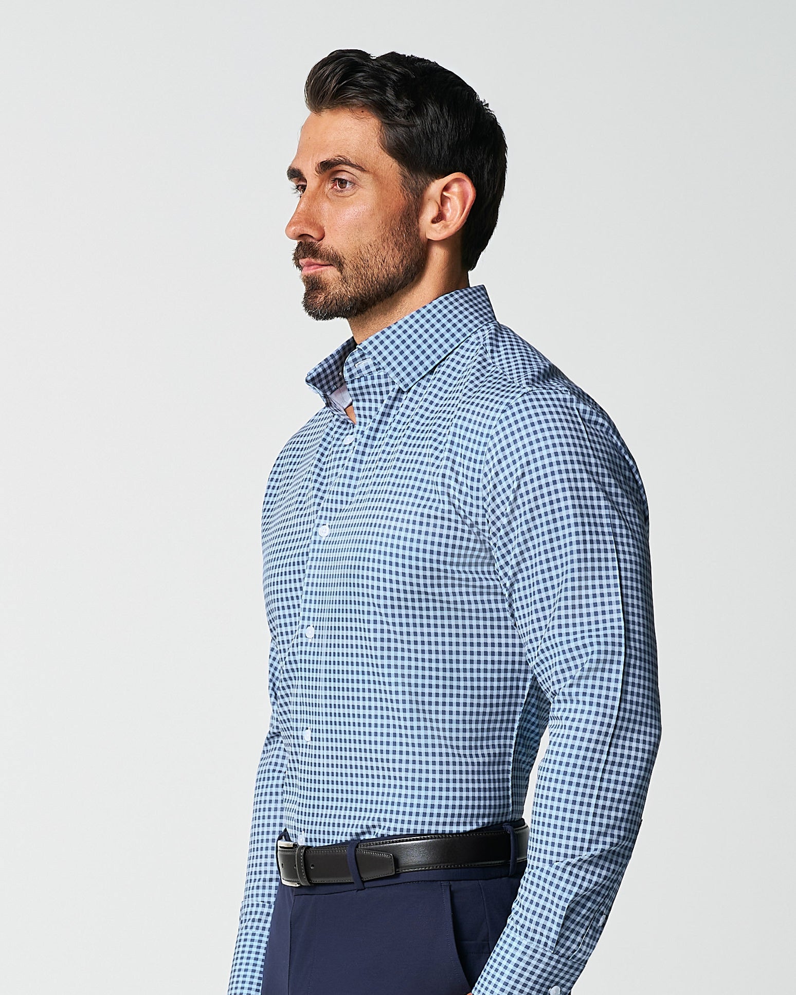 "The Brooklyn" Navy & Light Blue Gingham