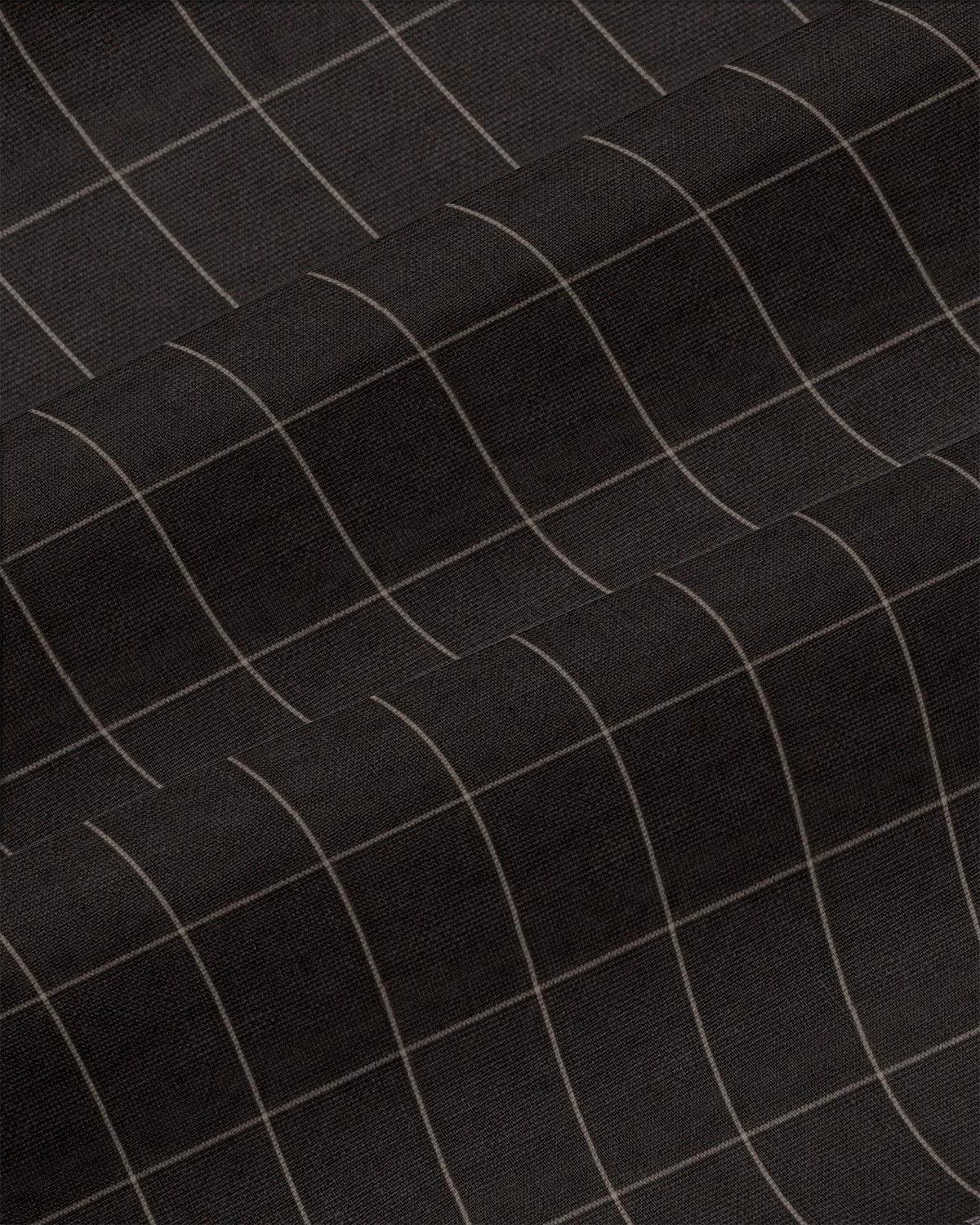 Athletic Fit Stretch Suit - Brown & Tan Windowpane
