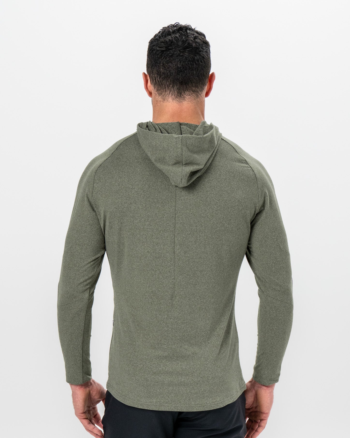 Brushed Hoodie - Heathered Olive